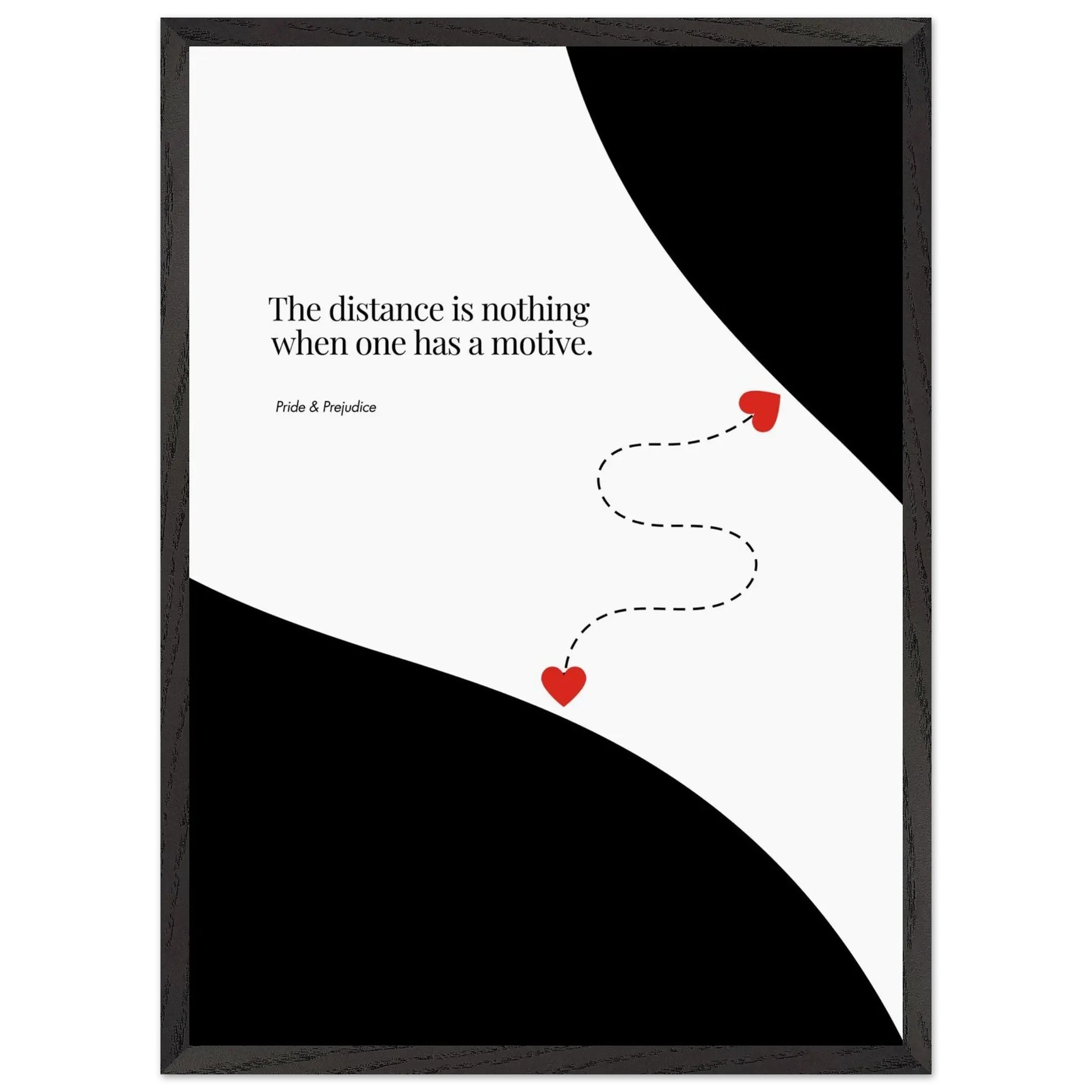 Jane Austen Quote - Pride & Prejudice Minimalist Poster-INK & FRAME STUDIO