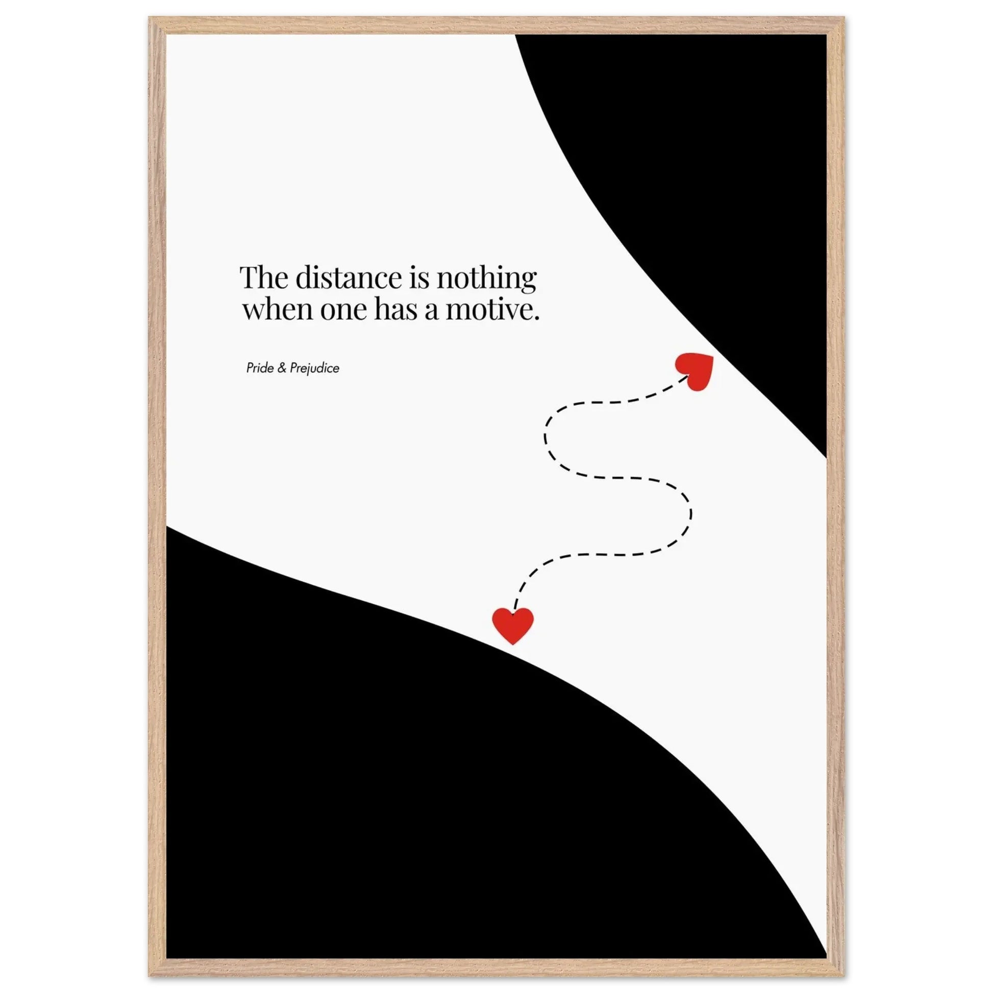 Jane Austen Quote - Pride & Prejudice Minimalist Poster-INK & FRAME STUDIO