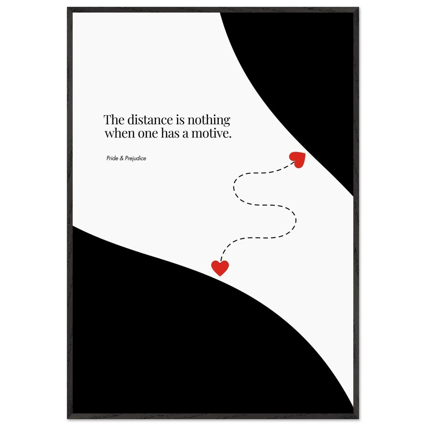 Jane Austen Quote - Pride & Prejudice Minimalist Poster-INK & FRAME STUDIO