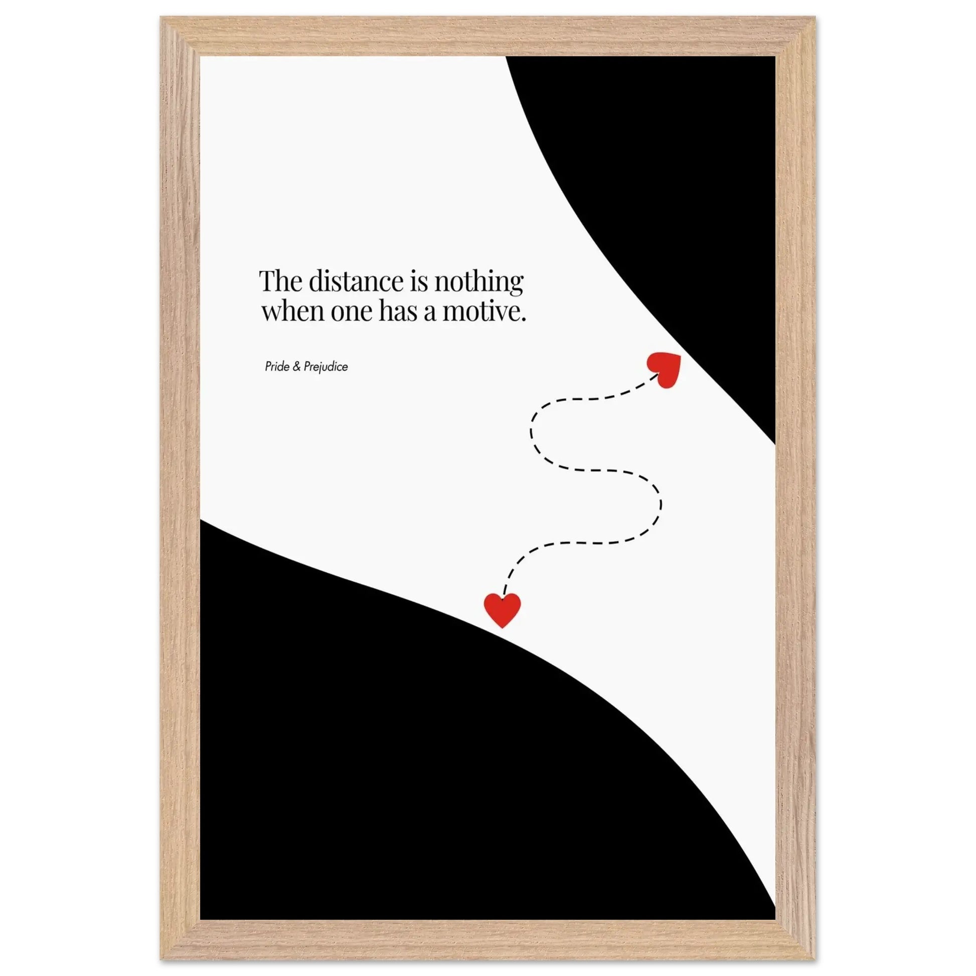 Jane Austen Quote - Pride & Prejudice Minimalist Poster-INK & FRAME STUDIO