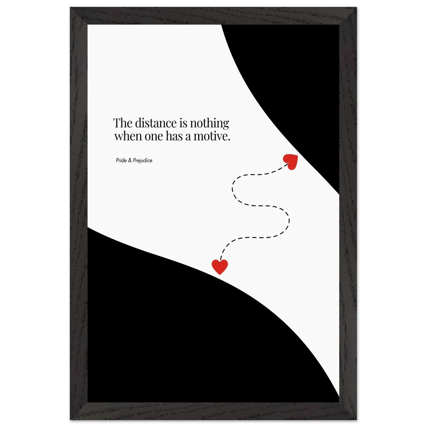 Jane Austen Quote - Pride & Prejudice Minimalist Poster-INK & FRAME STUDIO