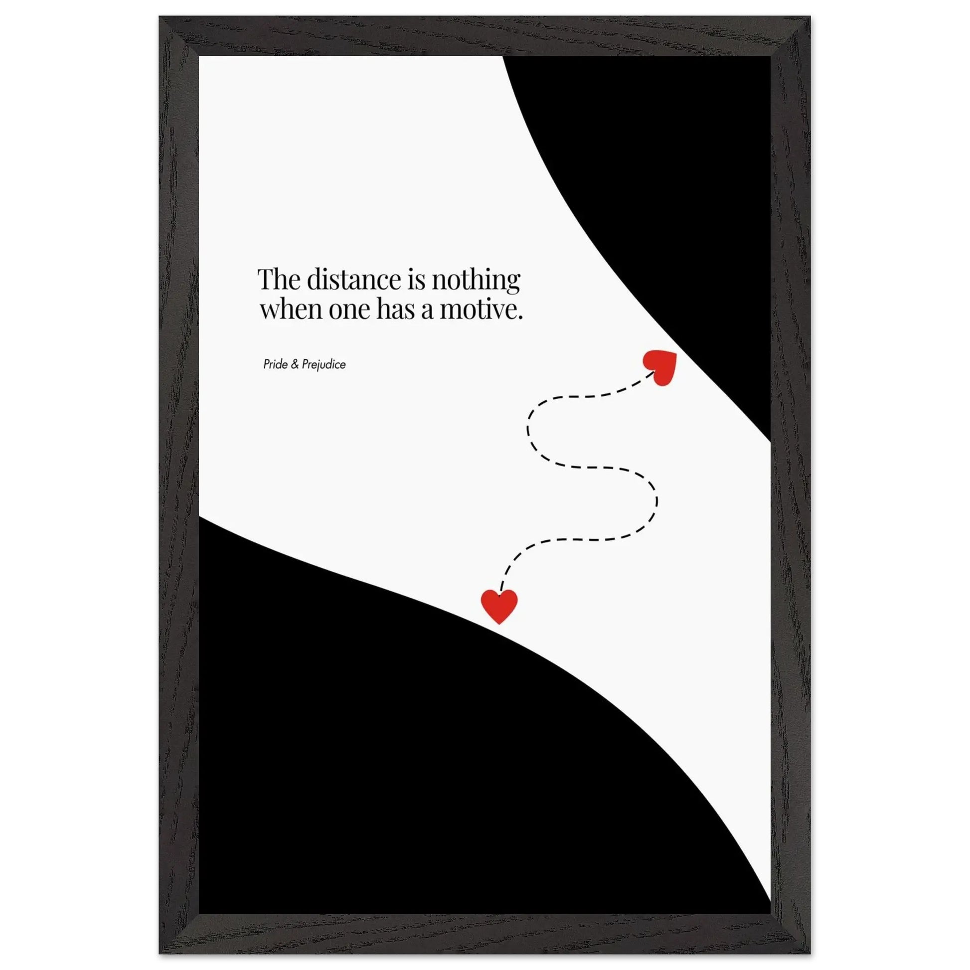 Jane Austen Quote - Pride & Prejudice Minimalist Poster-INK & FRAME STUDIO