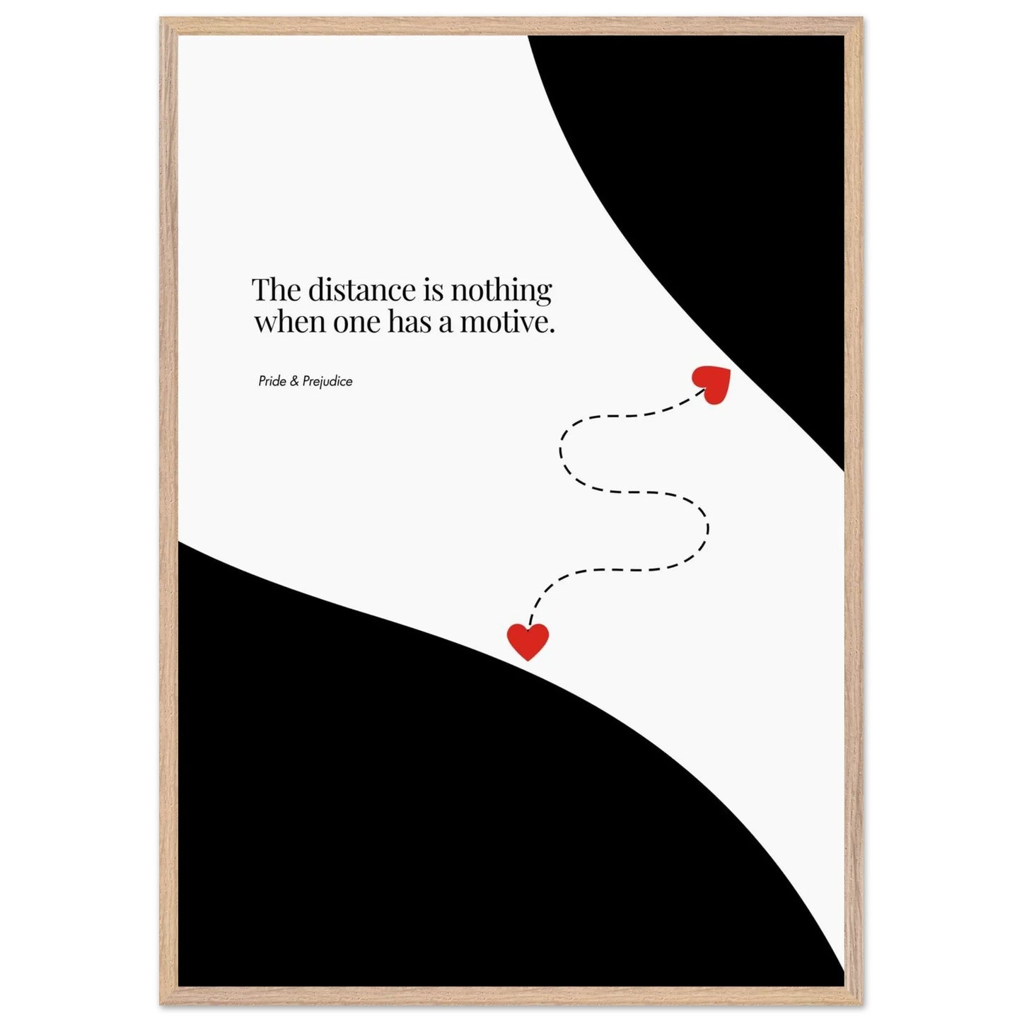 Jane Austen Quote - Pride & Prejudice Minimalist Poster-INK & FRAME STUDIO