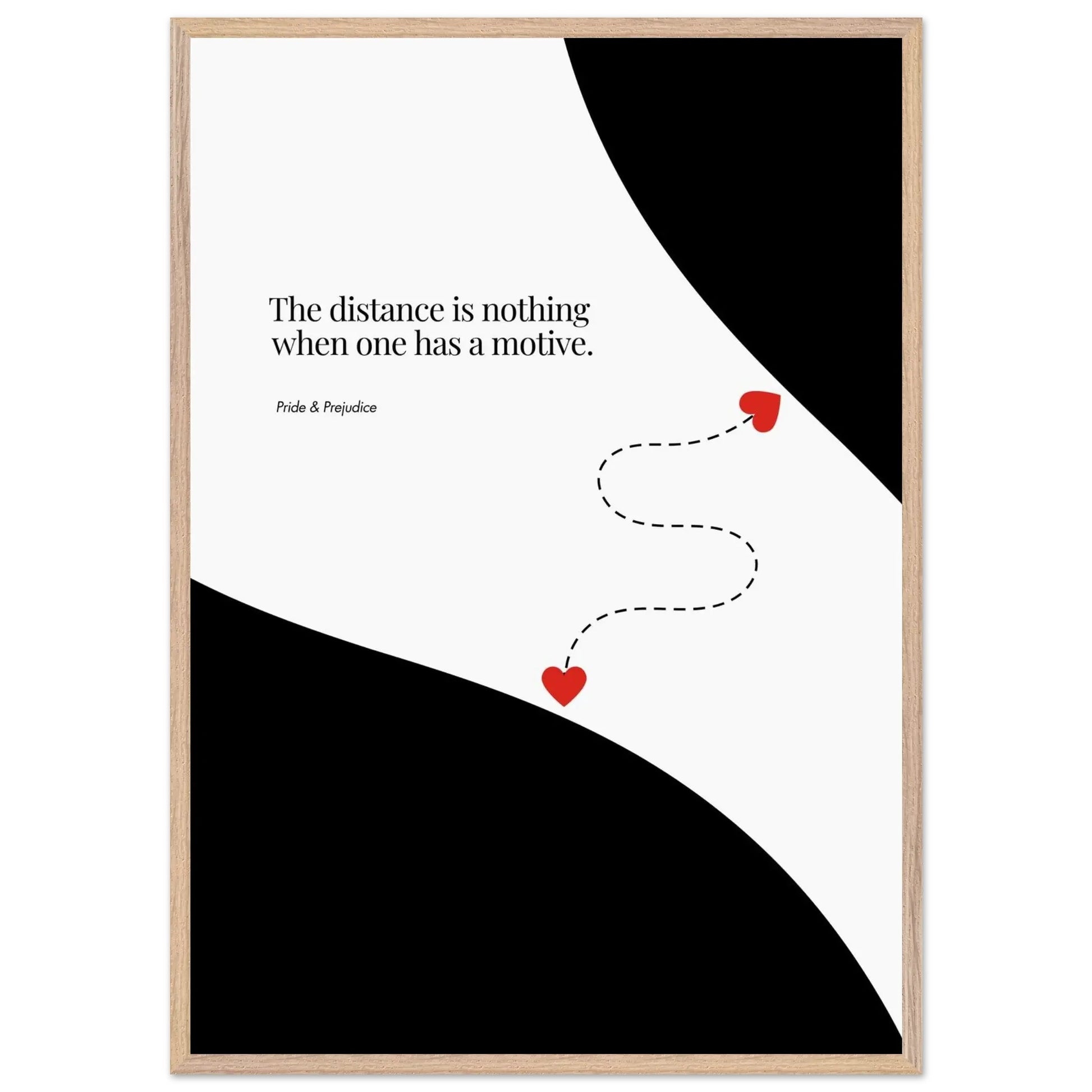 Jane Austen Quote - Pride & Prejudice Minimalist Poster-INK & FRAME STUDIO