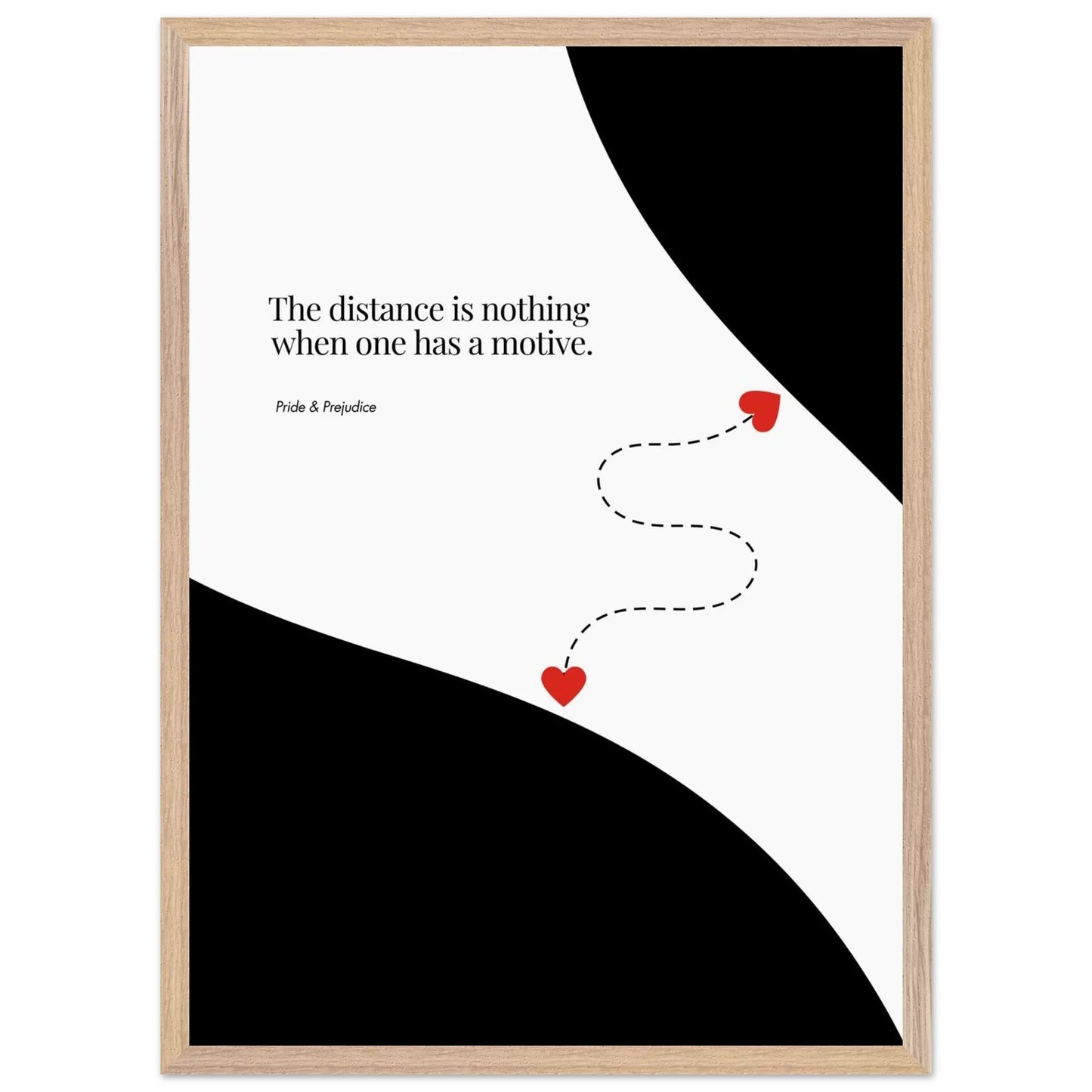 Jane Austen Quote - Pride & Prejudice Minimalist Poster-INK & FRAME STUDIO