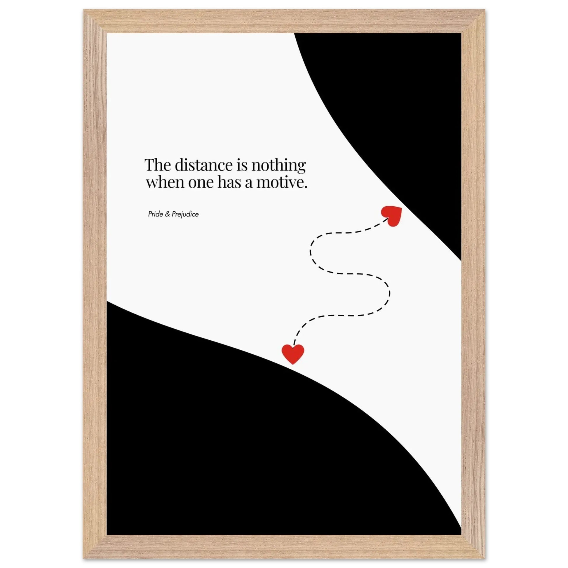 Jane Austen Quote - Pride & Prejudice Minimalist Poster-INK & FRAME STUDIO
