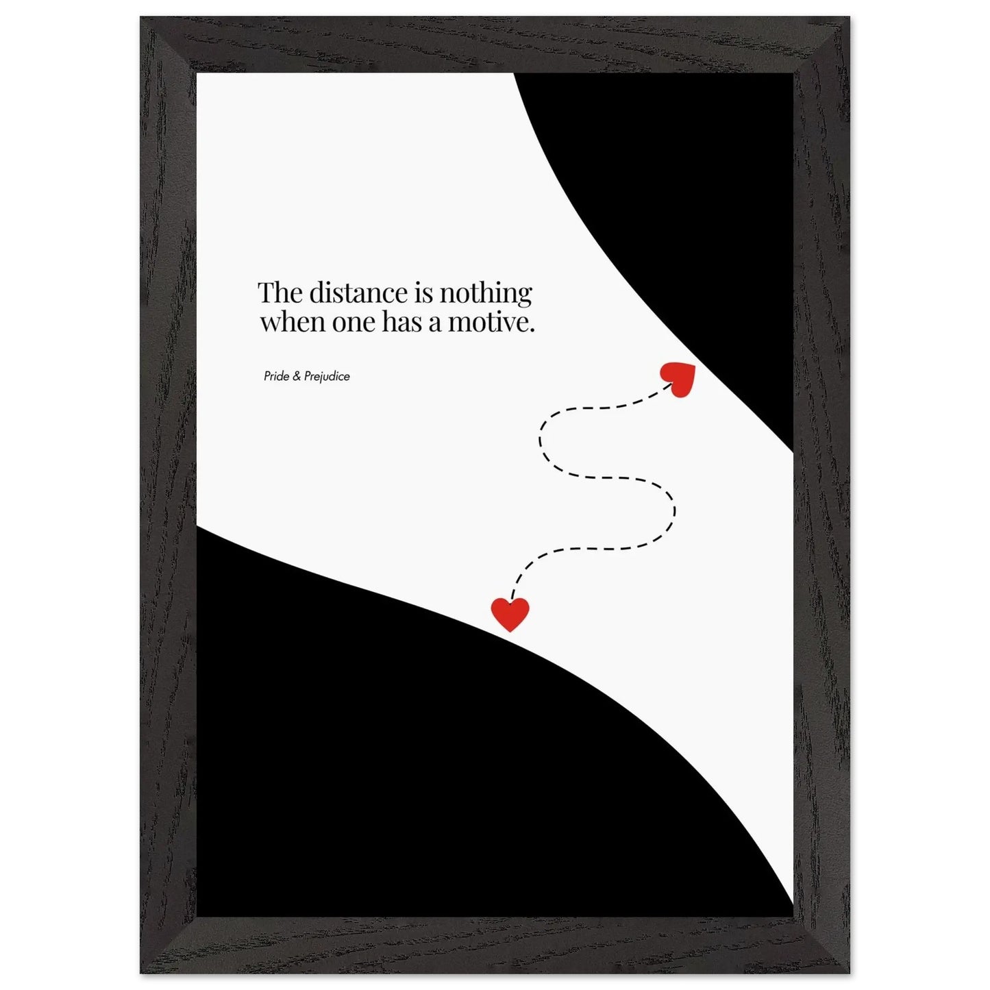 Jane Austen Quote - Pride & Prejudice Minimalist Poster-INK & FRAME STUDIO