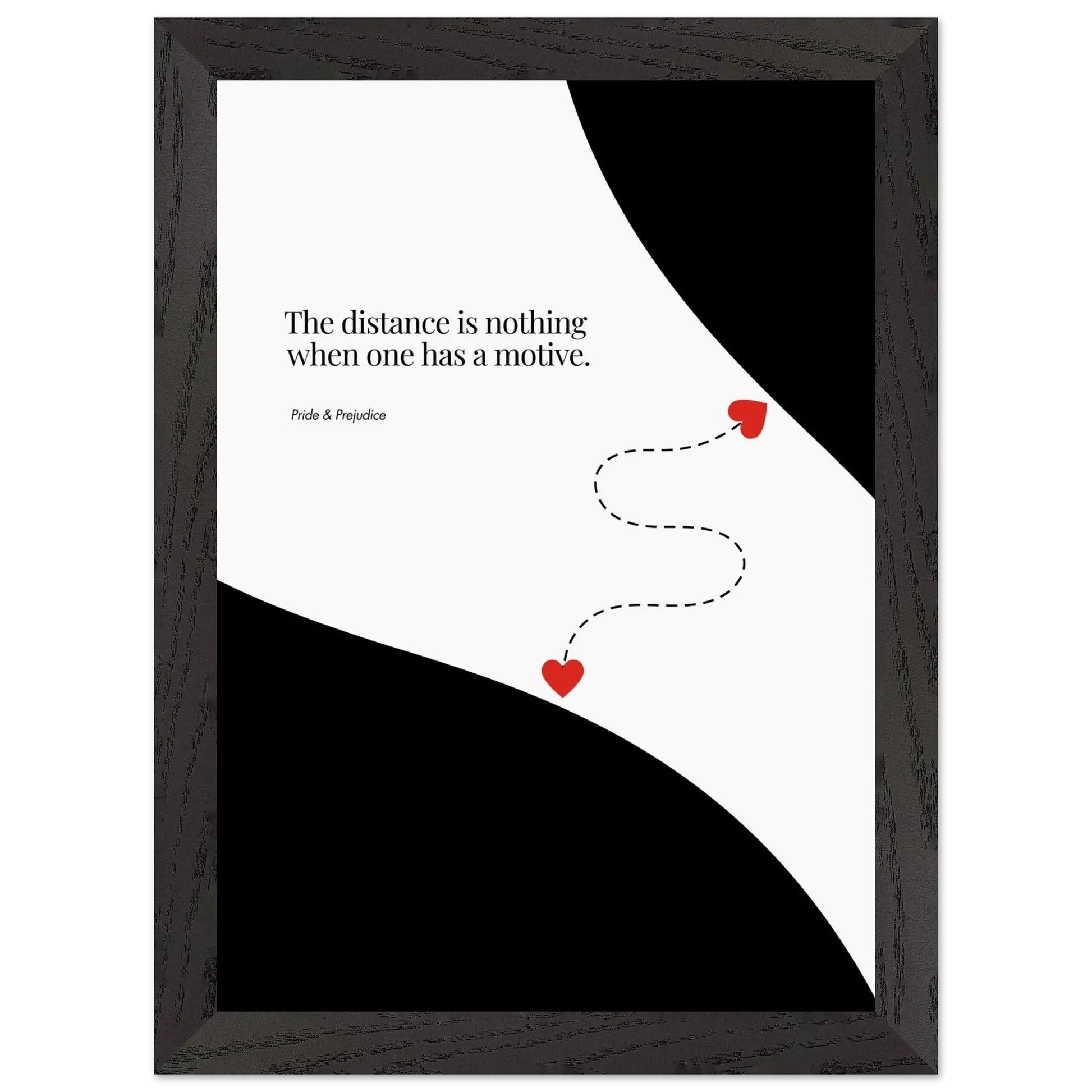 Jane Austen Quote - Pride & Prejudice Minimalist Poster-INK & FRAME STUDIO