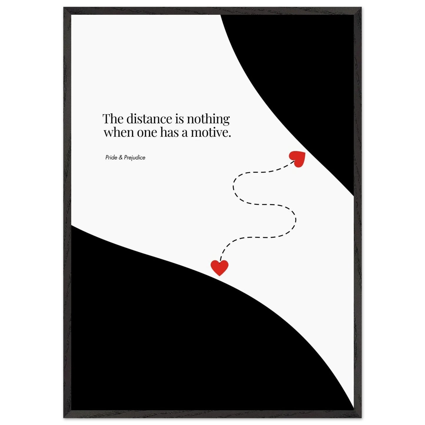 Jane Austen Quote - Pride & Prejudice Minimalist Poster-INK & FRAME STUDIO