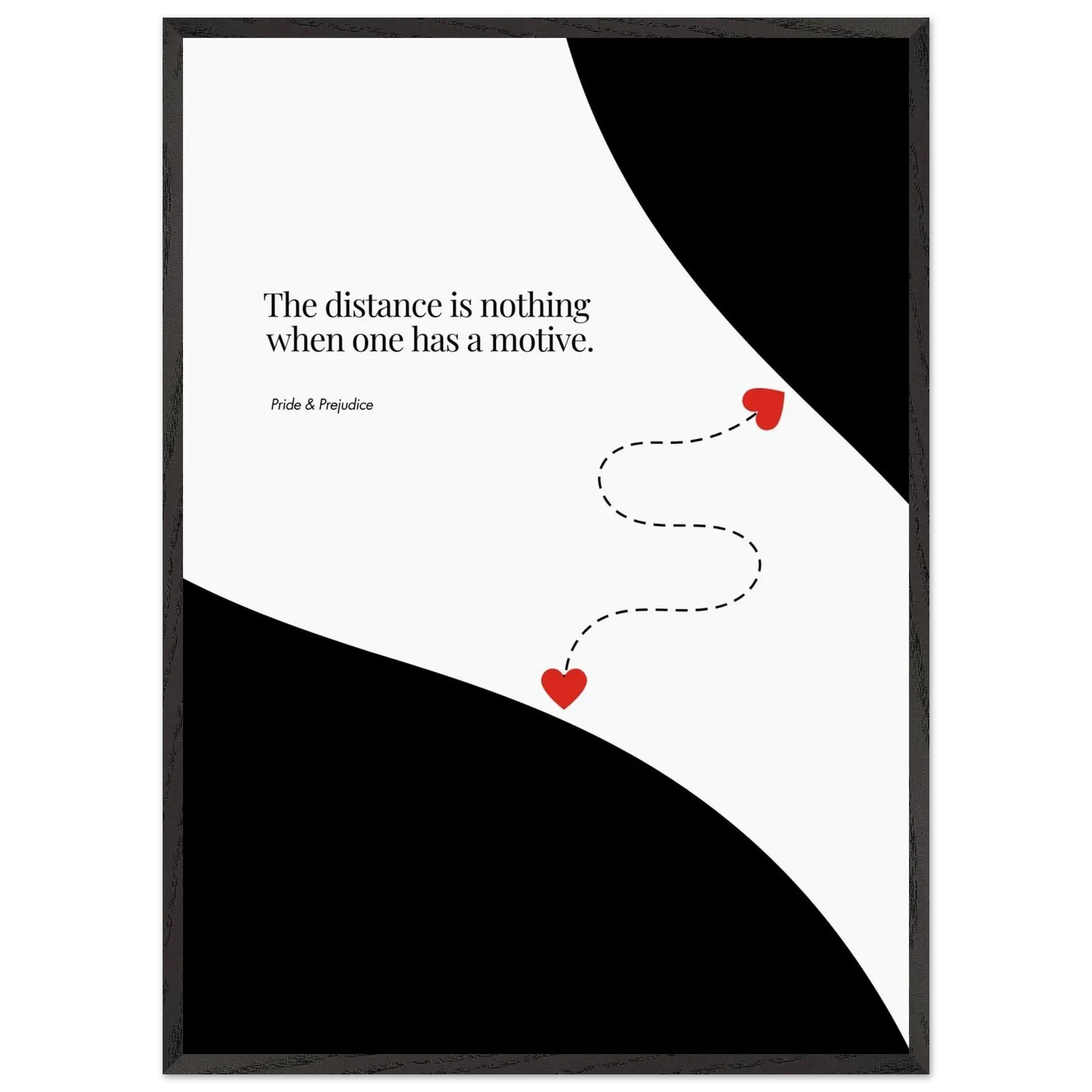 Jane Austen Quote - Pride & Prejudice Minimalist Poster-INK & FRAME STUDIO