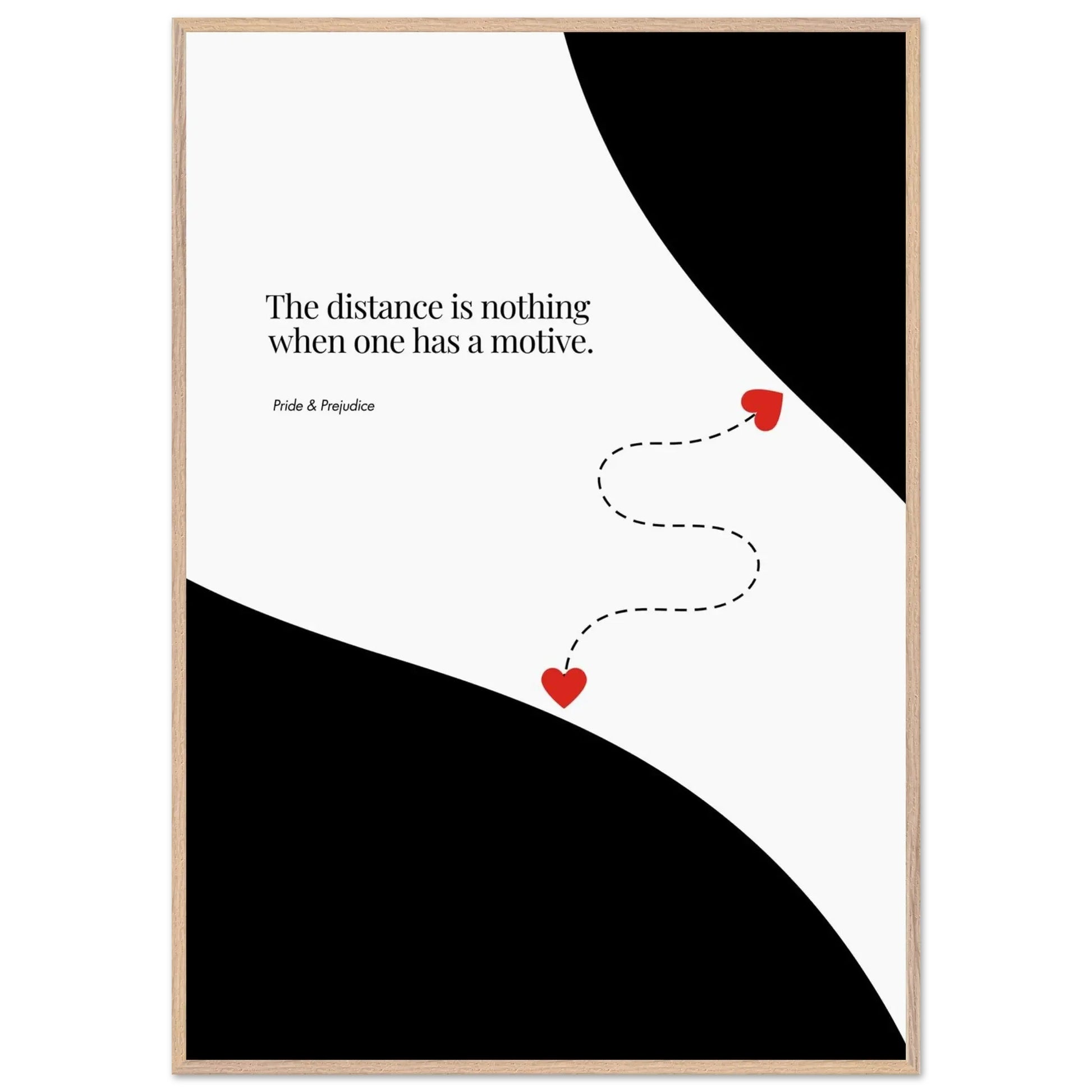 Jane Austen Quote - Pride & Prejudice Minimalist Poster-INK & FRAME STUDIO
