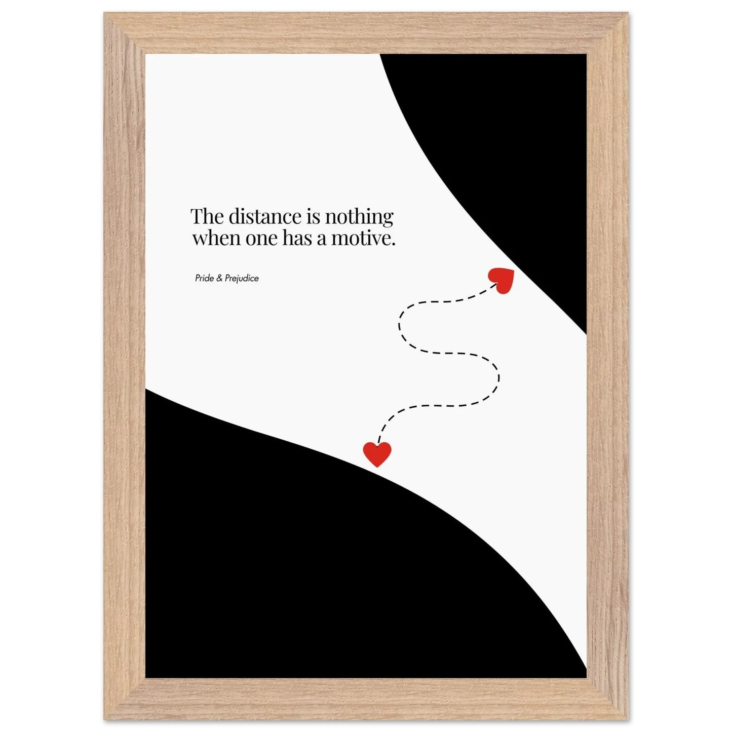 Jane Austen Quote - Pride & Prejudice Minimalist Poster-INK & FRAME STUDIO
