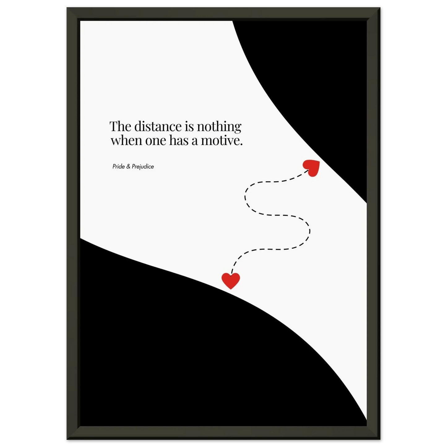 Jane Austen Quote - Pride & Prejudice Minimalist Poster-INK & FRAME STUDIO