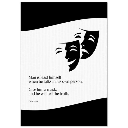 Oscar Wilde Quote Print - Wall Art Poster-INK & FRAME STUDIO