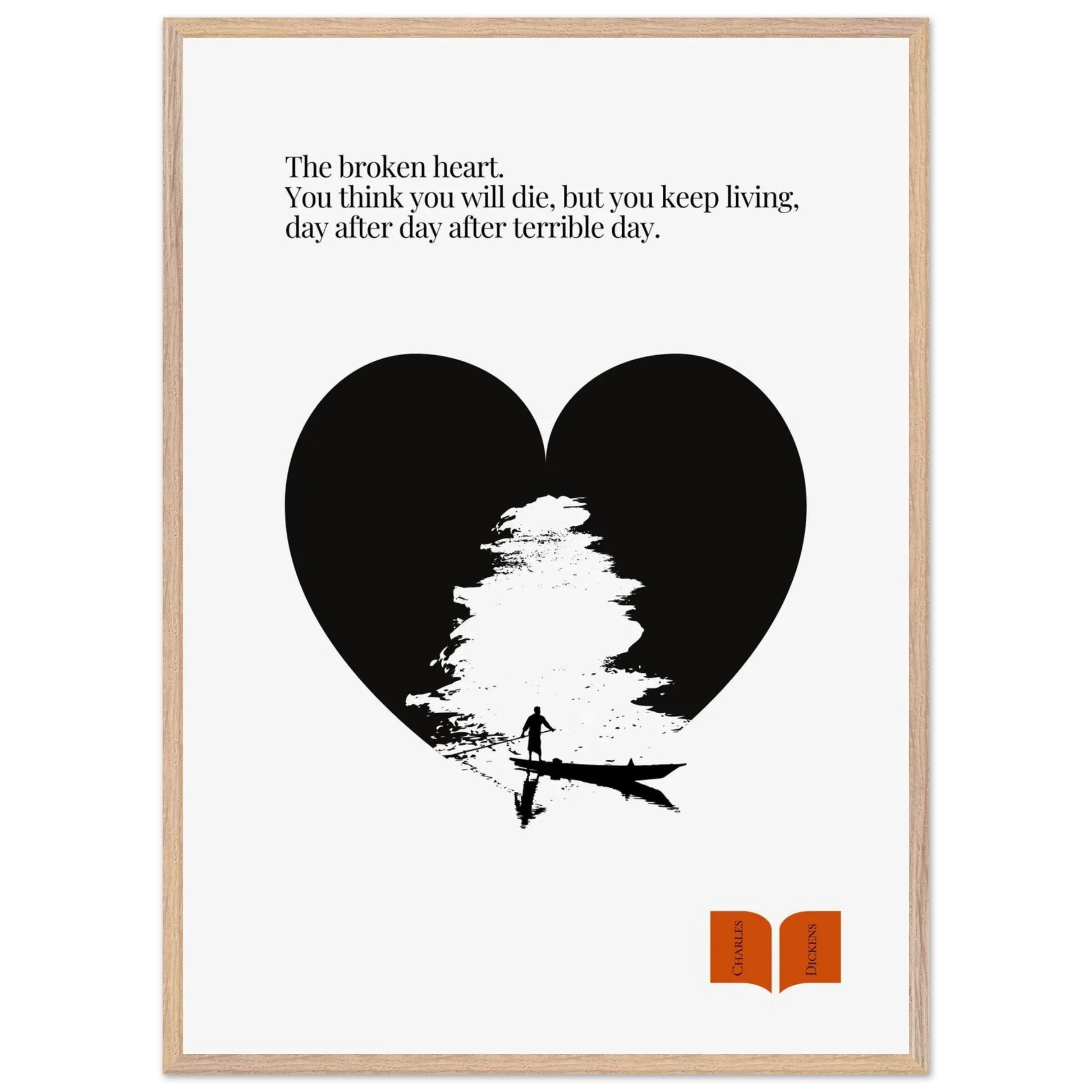 Charles Dickens Quote Print| Minimalist Poster-INK & FRAME STUDIO