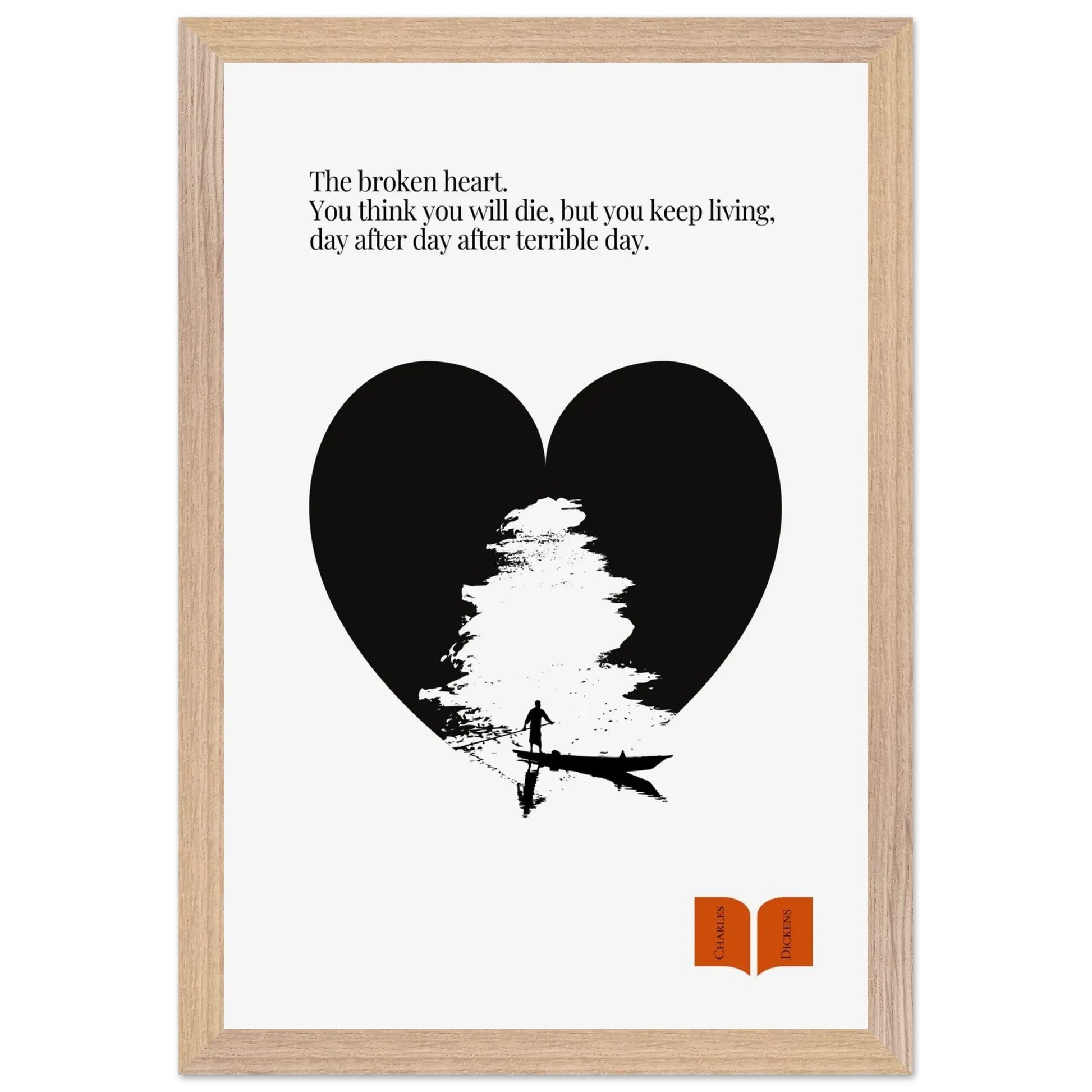 Charles Dickens Quote Print| Minimalist Poster-INK & FRAME STUDIO