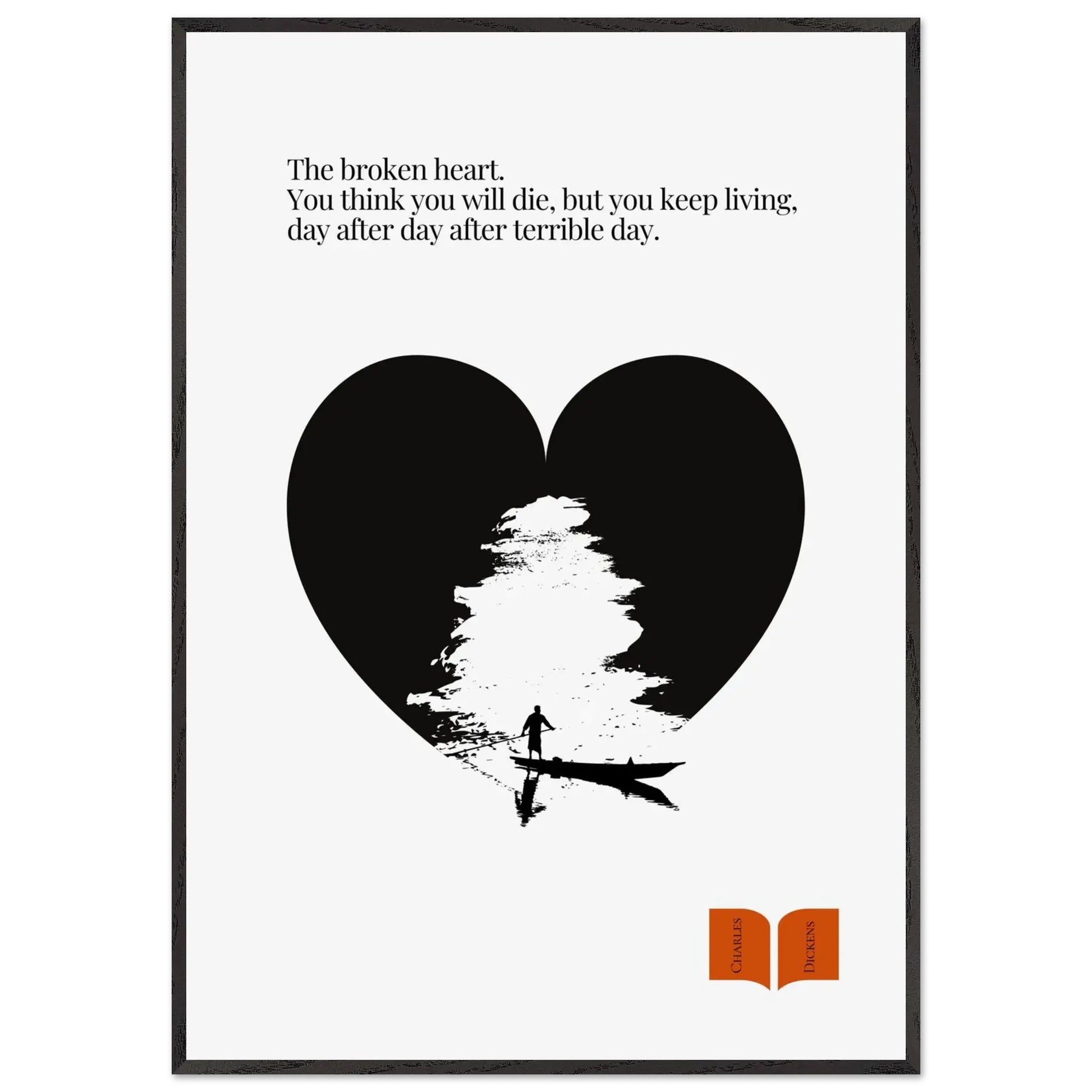 Charles Dickens Quote Print| Minimalist Poster-INK & FRAME STUDIO