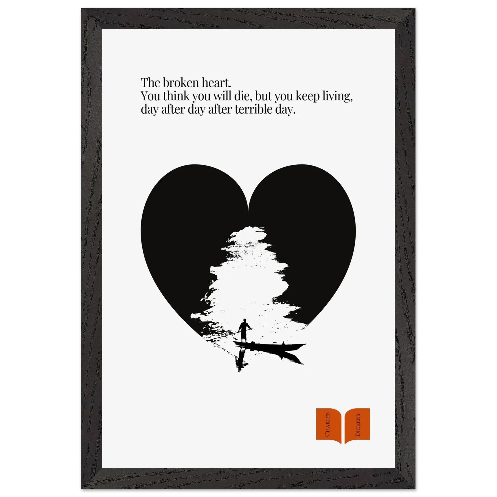 Charles Dickens Quote Print| Minimalist Poster-INK & FRAME STUDIO