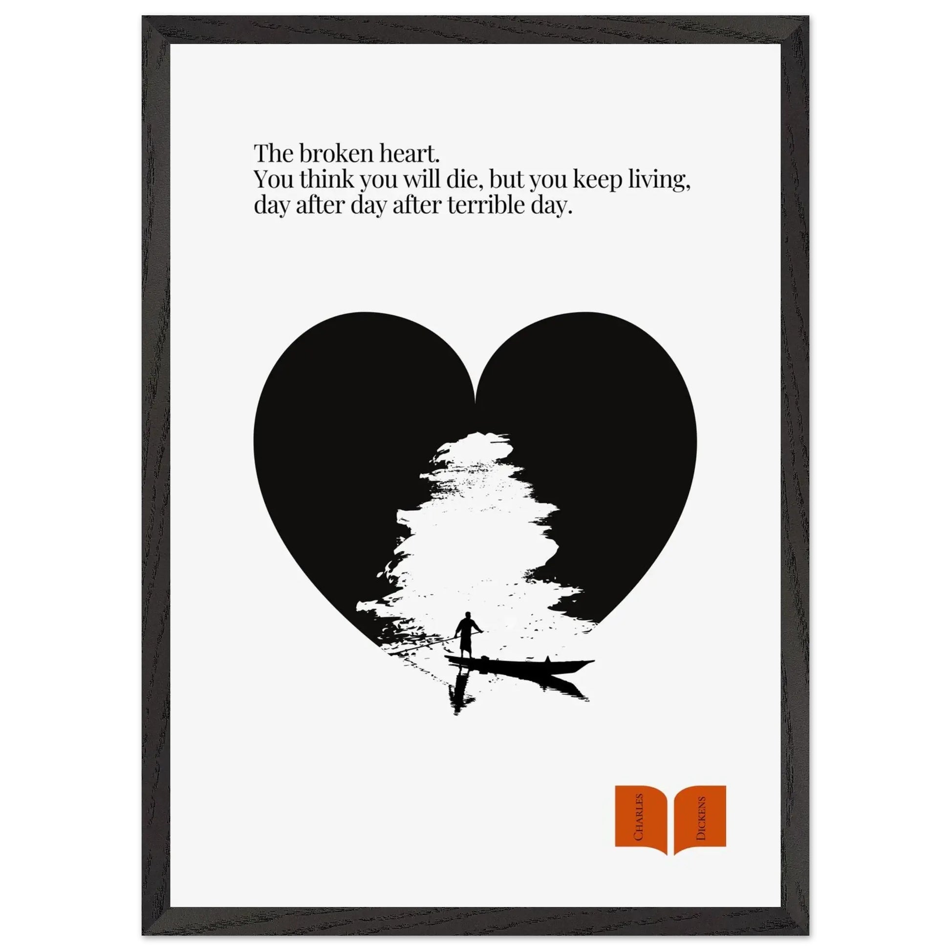 Charles Dickens Quote Print| Minimalist Poster-INK & FRAME STUDIO