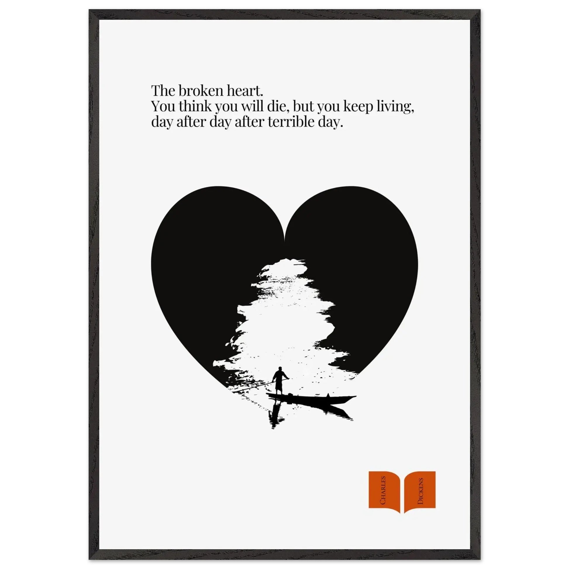 Charles Dickens Quote Print| Minimalist Poster-INK & FRAME STUDIO