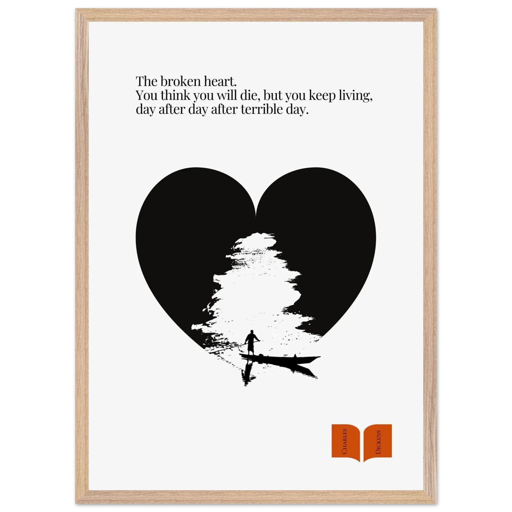 Charles Dickens Quote Print| Minimalist Poster-INK & FRAME STUDIO