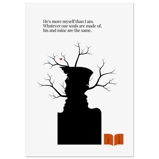Emily Brontë Famous Quote Print-INK & FRAME STUDIO