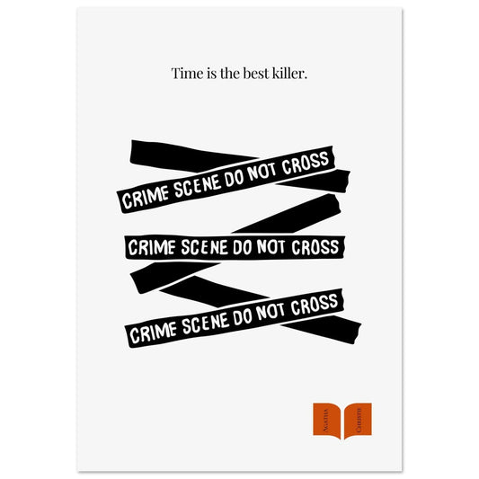 Agatha Christie Quote Print - Minimalist Poster-INK & FRAME STUDIO
