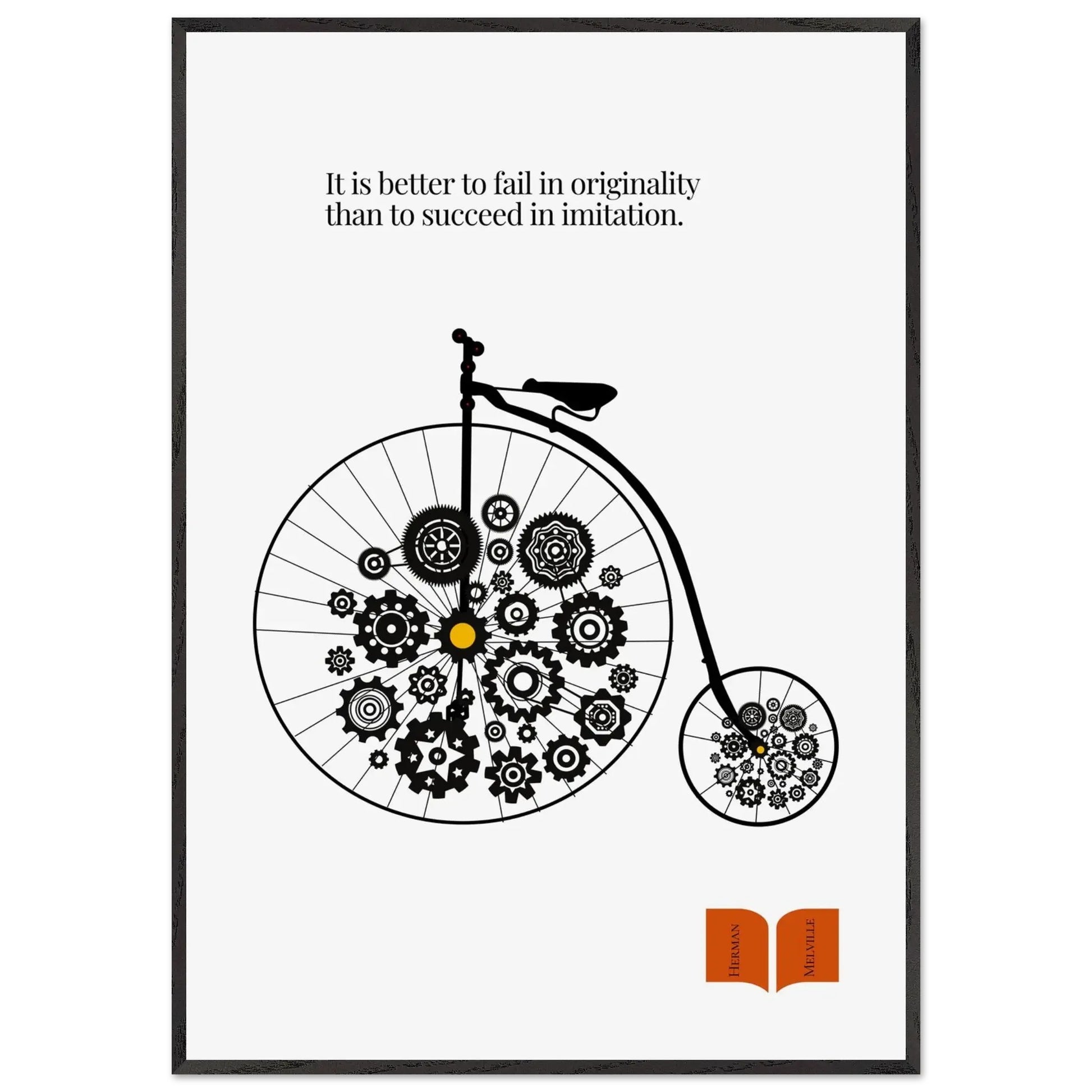 Herman Melville Famous Quote Print-INK & FRAME STUDIO