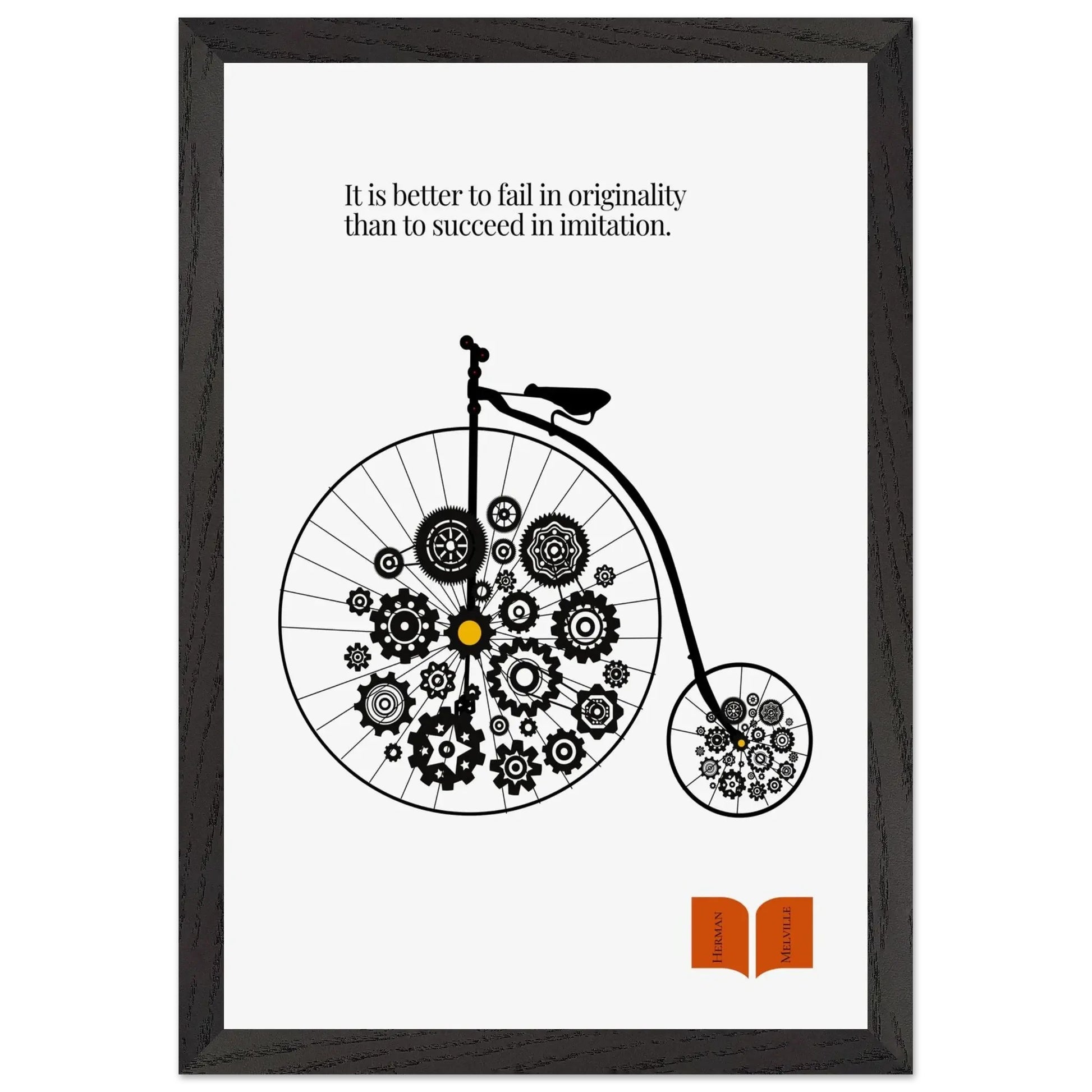 Herman Melville Famous Quote Print-INK & FRAME STUDIO