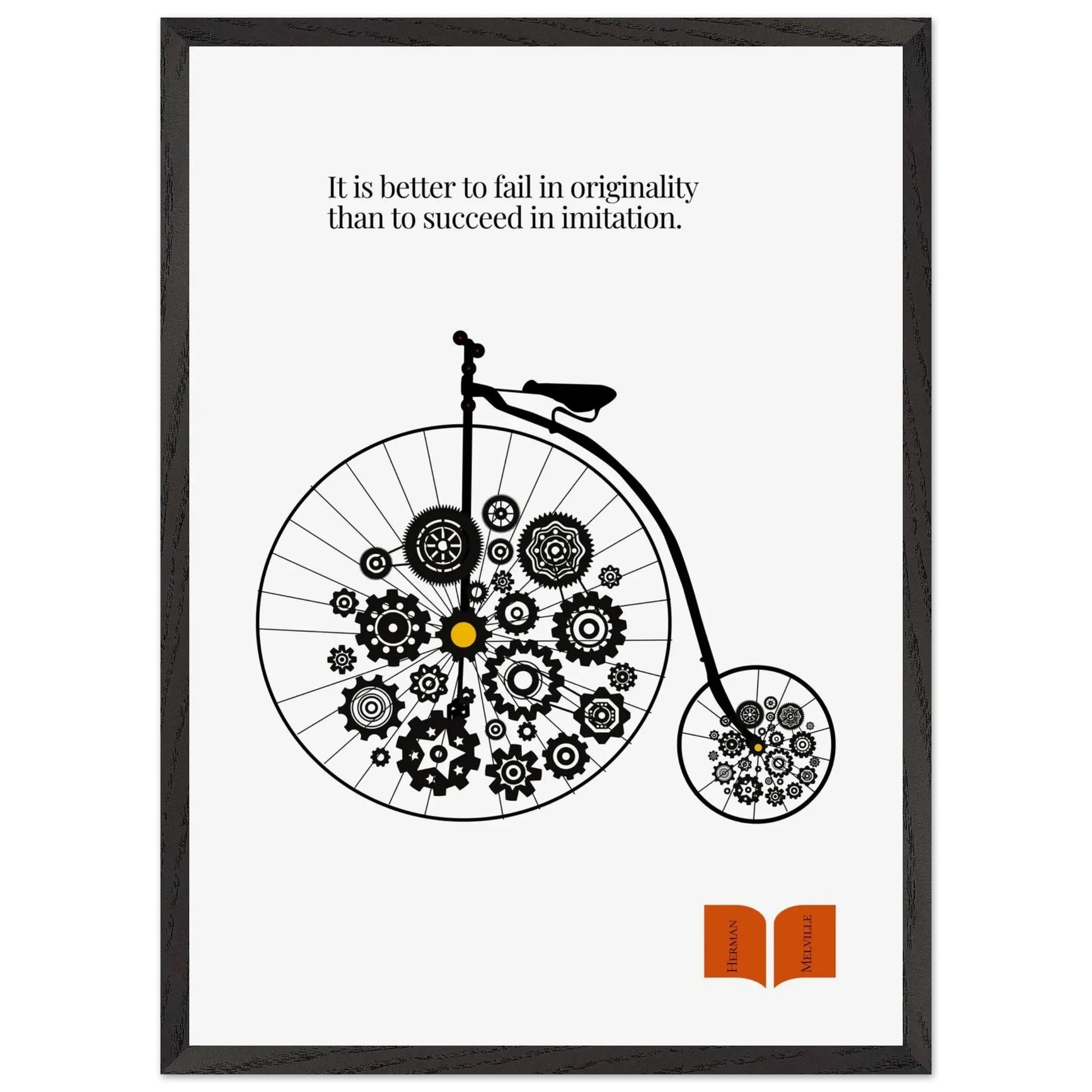 Herman Melville Famous Quote Print-INK & FRAME STUDIO