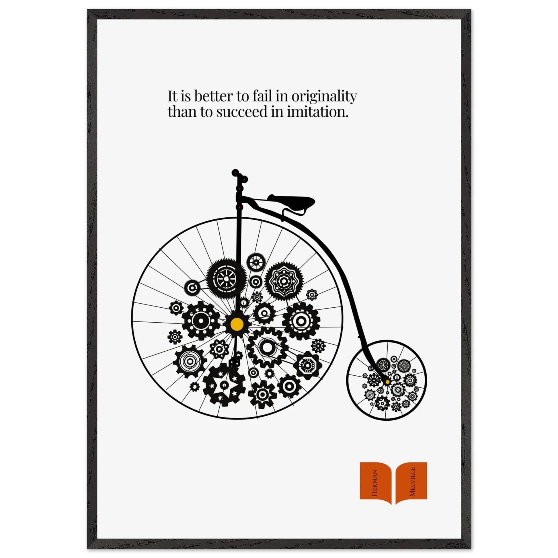 Herman Melville Famous Quote Print-INK & FRAME STUDIO