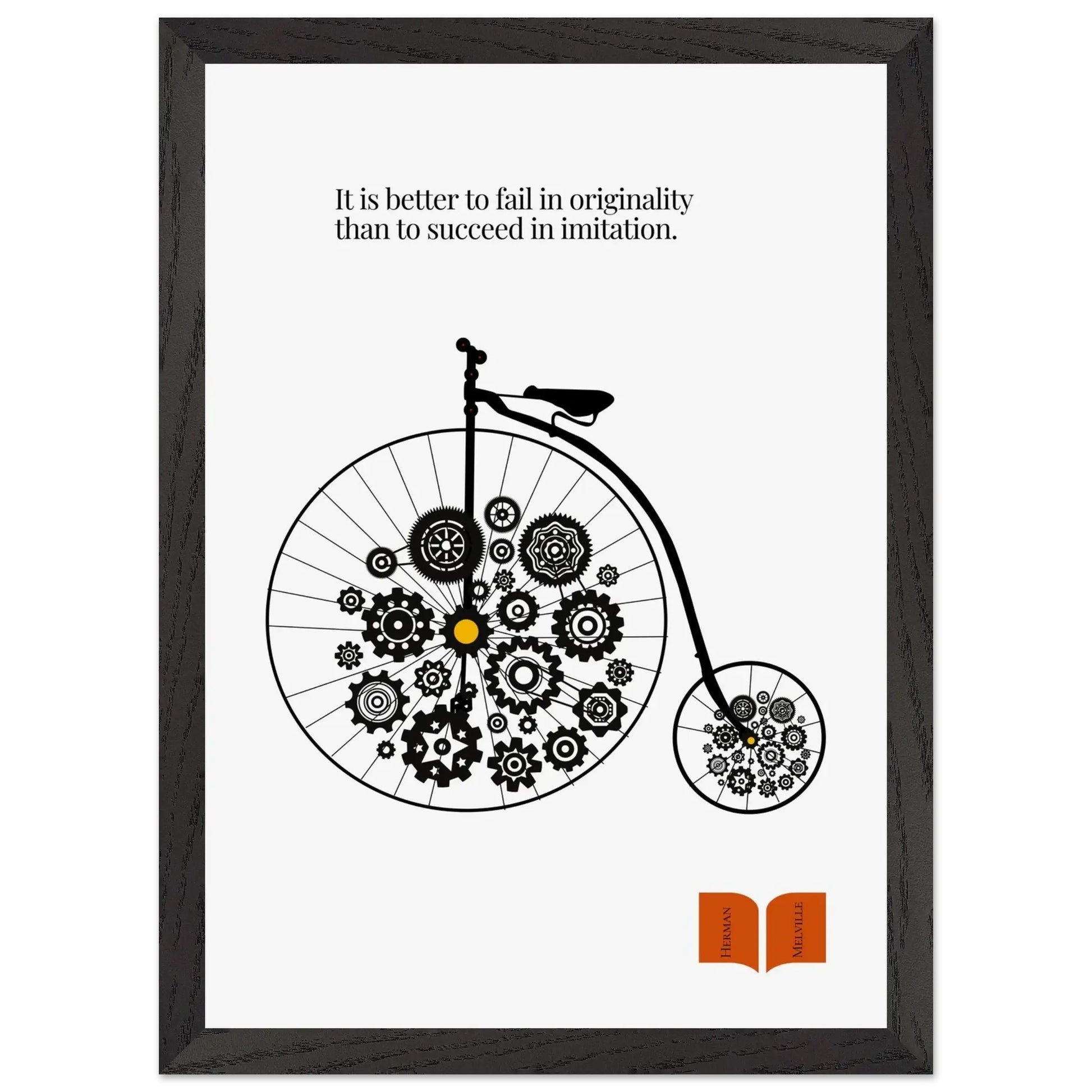 Herman Melville Famous Quote Print-INK & FRAME STUDIO