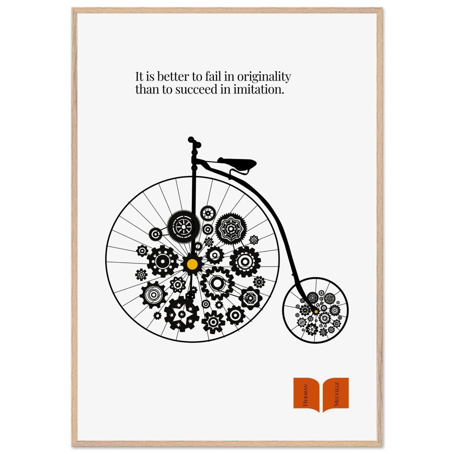 Herman Melville Famous Quote Print-INK & FRAME STUDIO