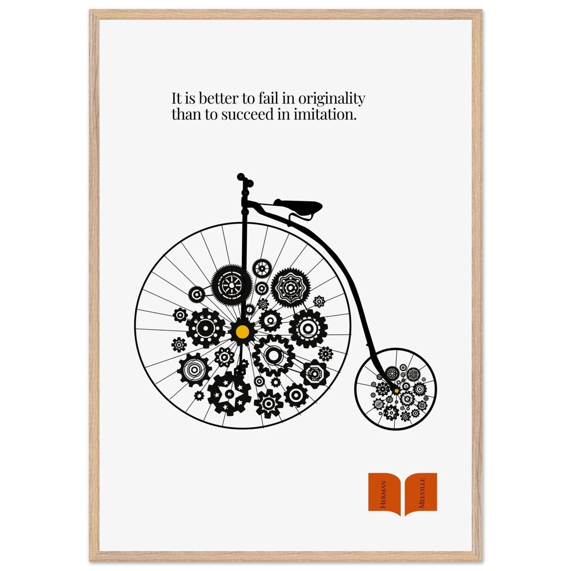 Herman Melville Famous Quote Print-INK & FRAME STUDIO