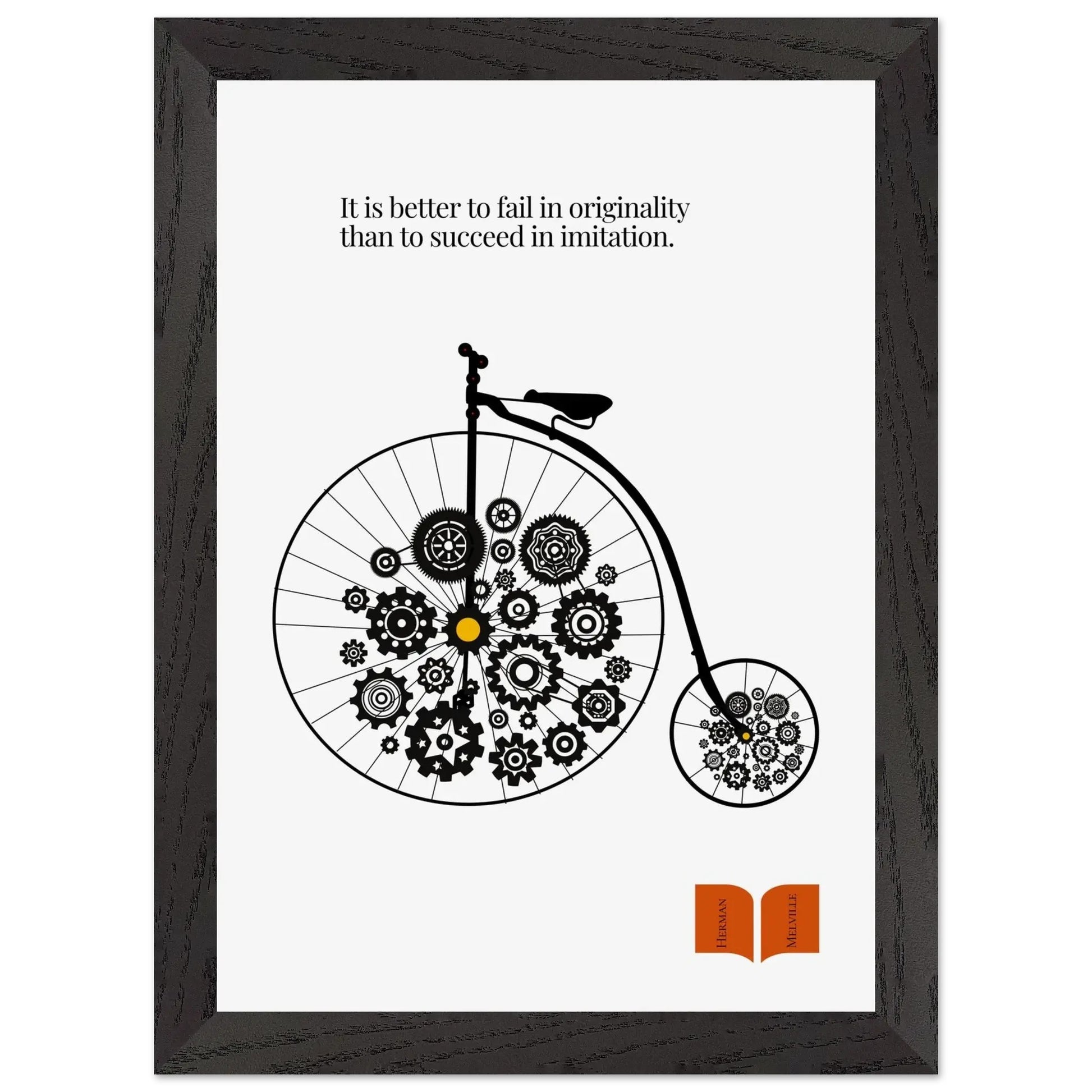 Herman Melville Famous Quote Print-INK & FRAME STUDIO