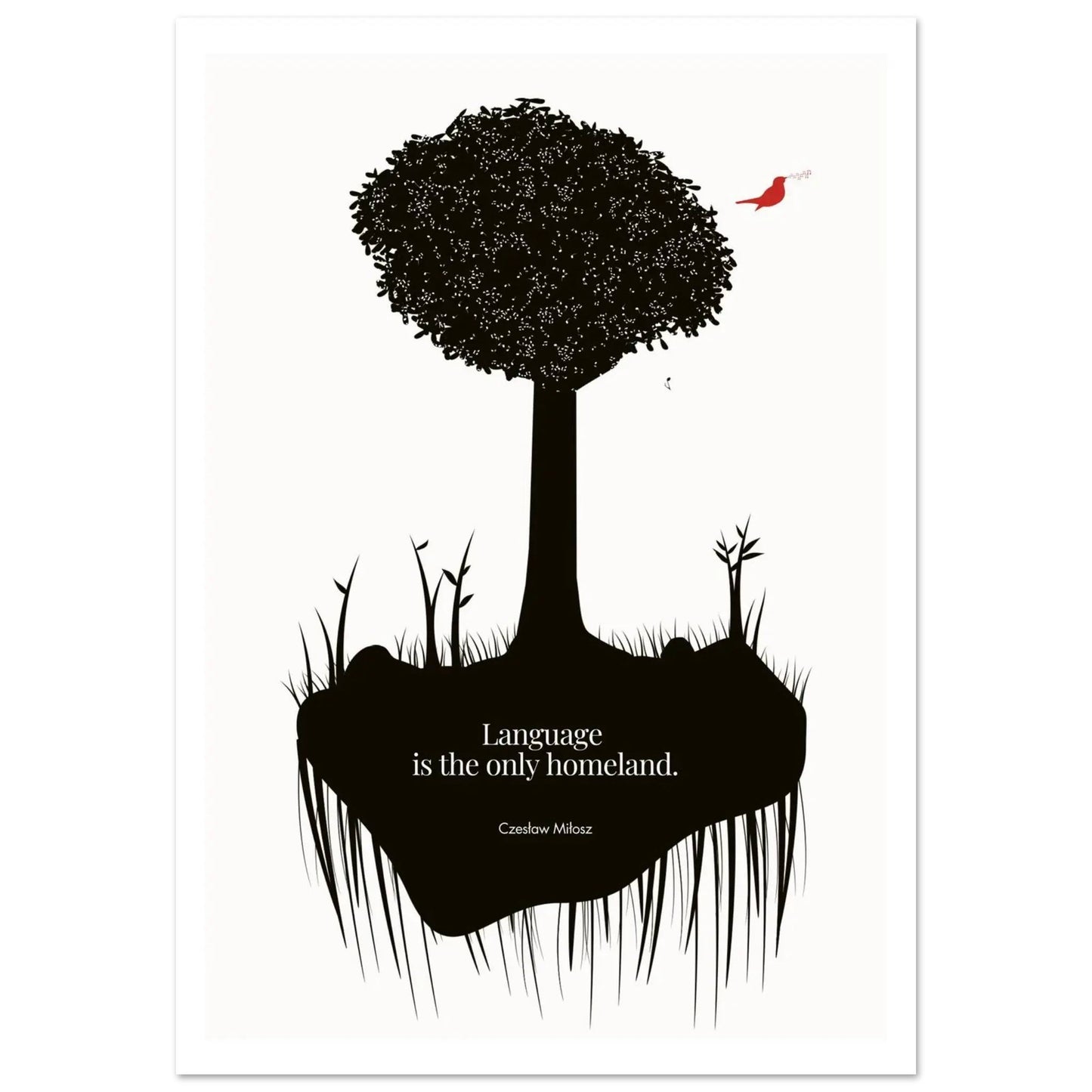 Czes?aw Mi?osz quote | Modern Wall Art-INK & FRAME STUDIO