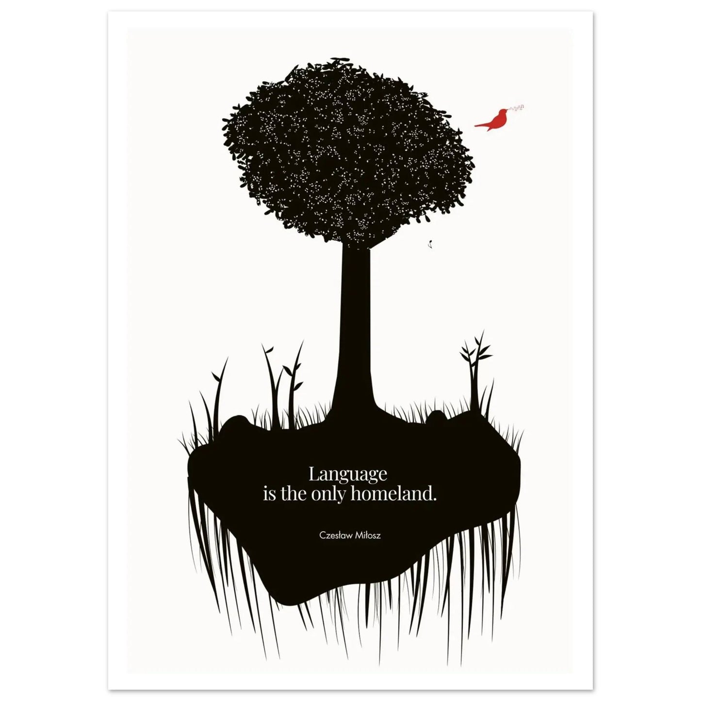 Czes?aw Mi?osz quote | Modern Wall Art-INK & FRAME STUDIO