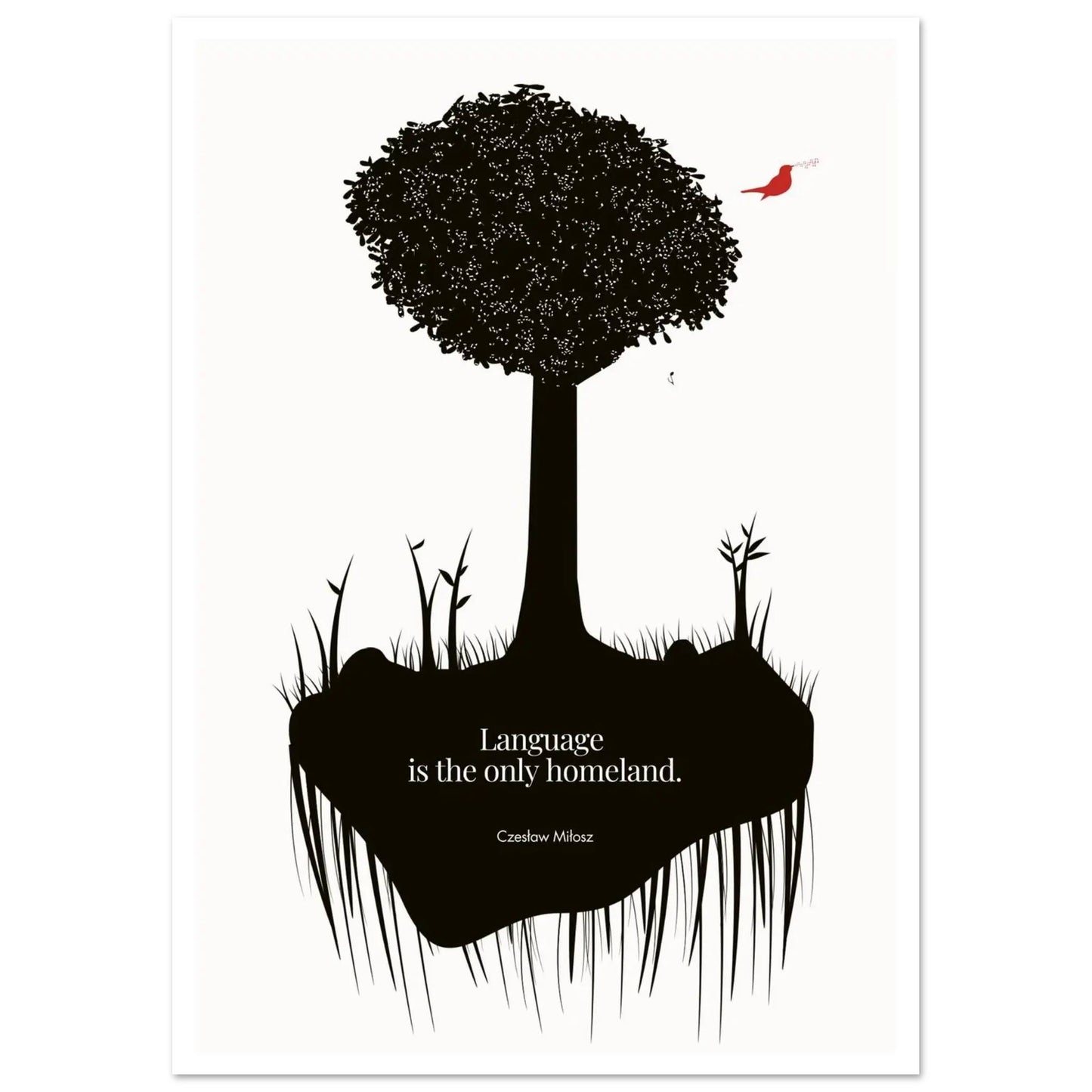 Czes?aw Mi?osz quote | Modern Wall Art-INK & FRAME STUDIO