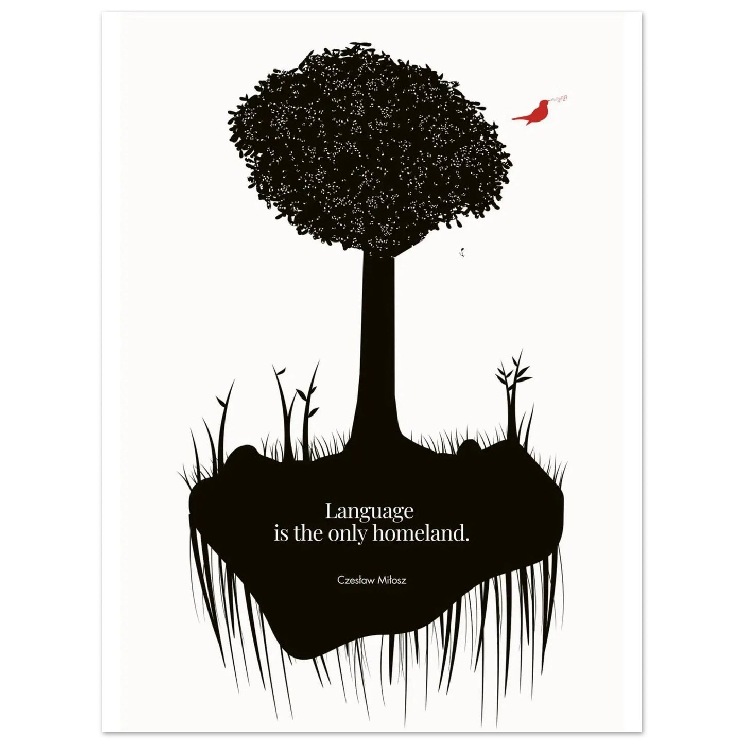 Czes?aw Mi?osz quote | Modern Wall Art-INK & FRAME STUDIO