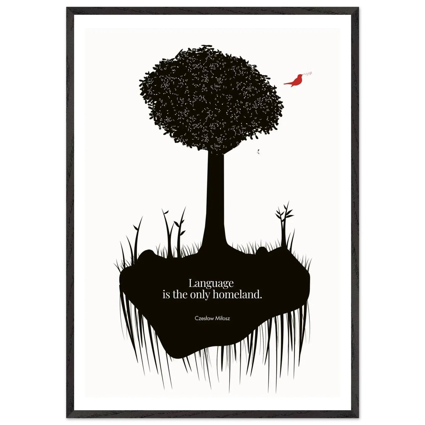 Czes?aw Mi?osz quote | Modern Wall Art-INK & FRAME STUDIO