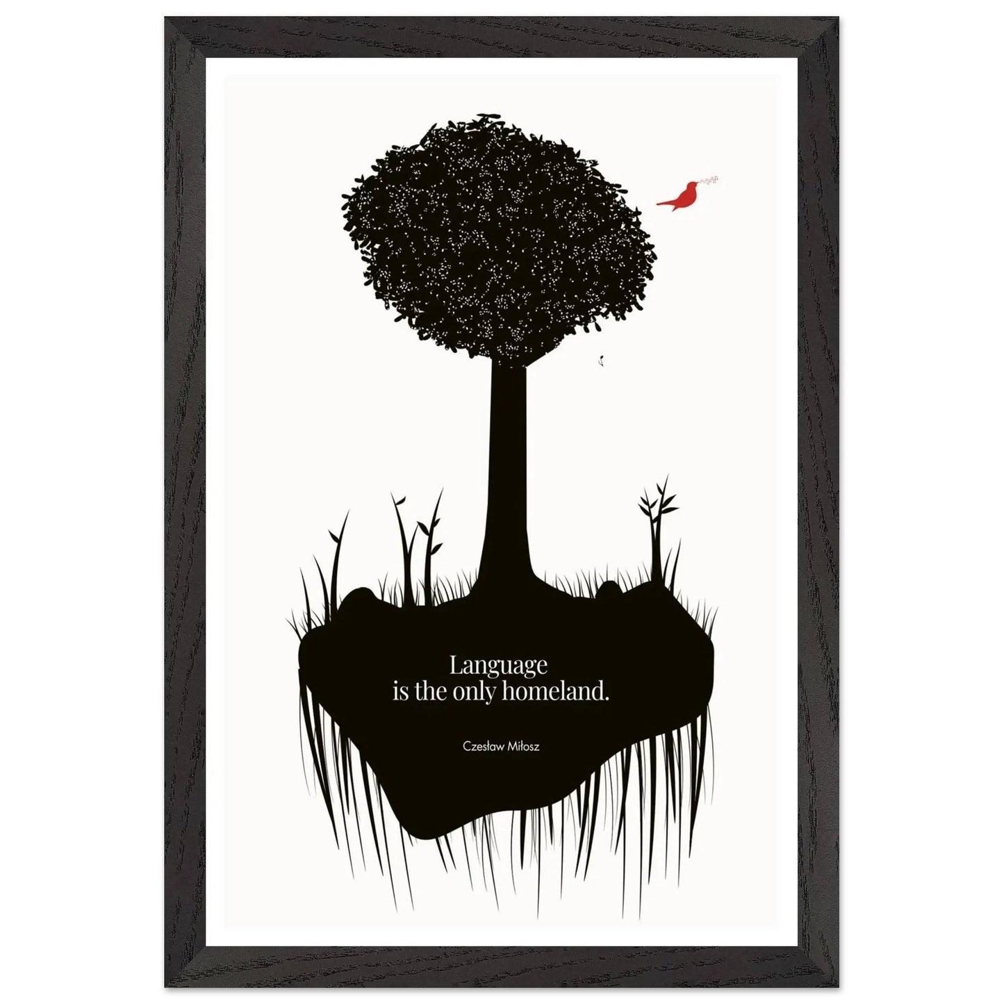 Czes?aw Mi?osz quote | Modern Wall Art-INK & FRAME STUDIO