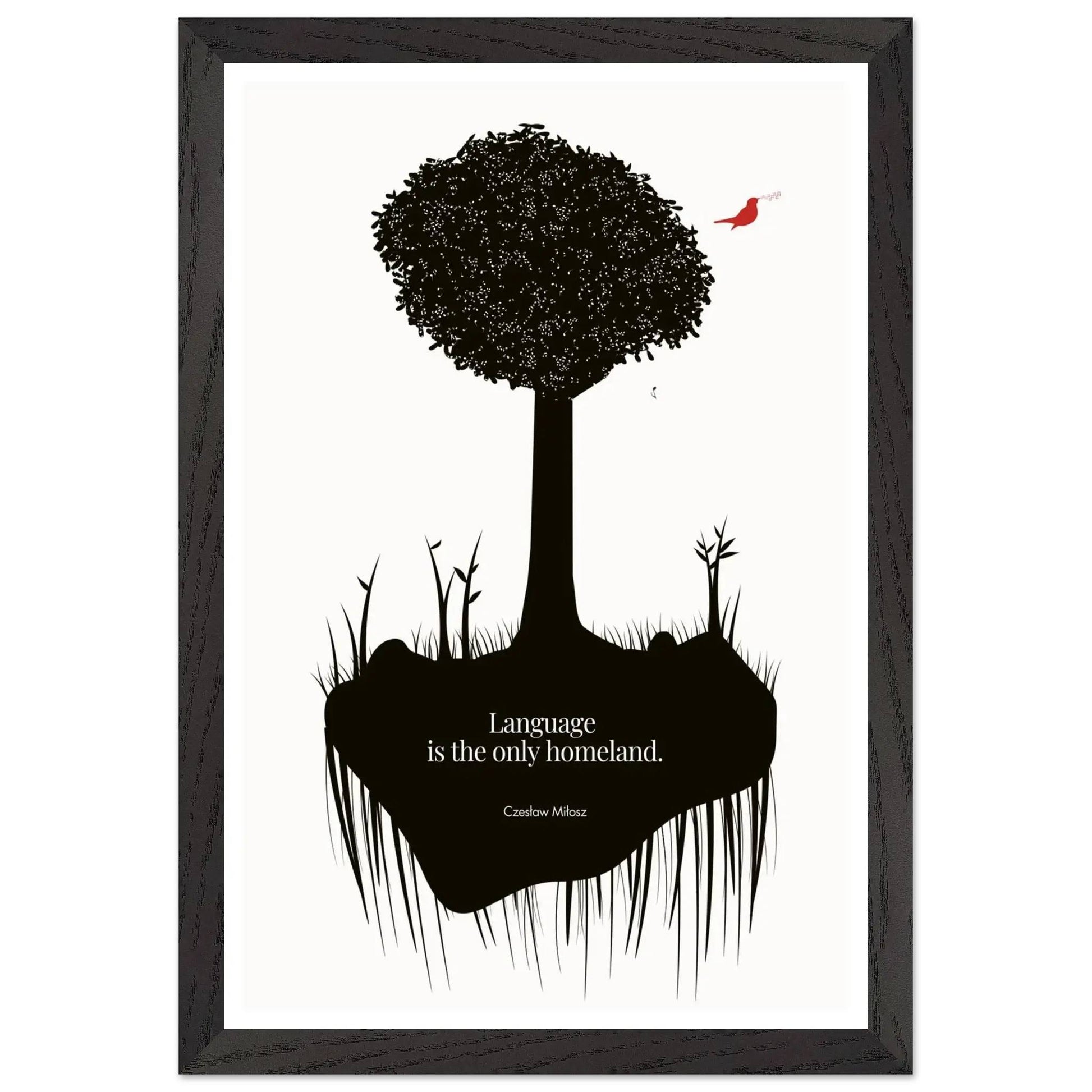 Czes?aw Mi?osz quote | Modern Wall Art-INK & FRAME STUDIO