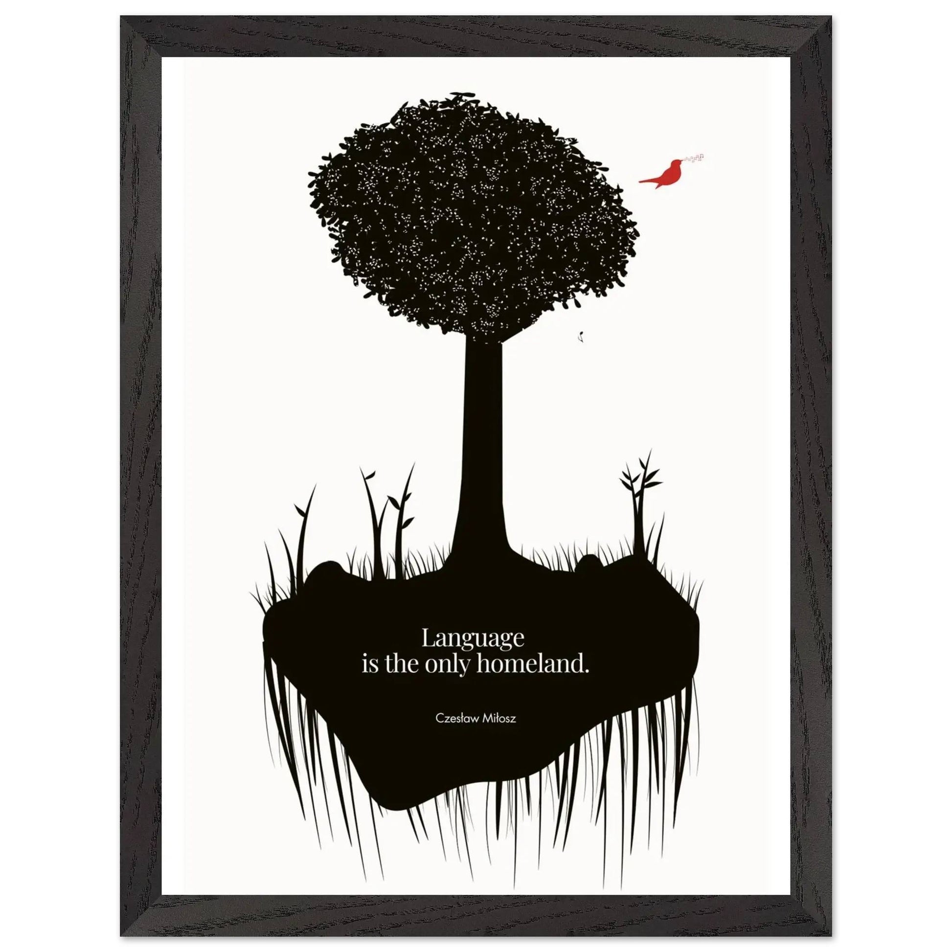 Czes?aw Mi?osz quote | Modern Wall Art-INK & FRAME STUDIO