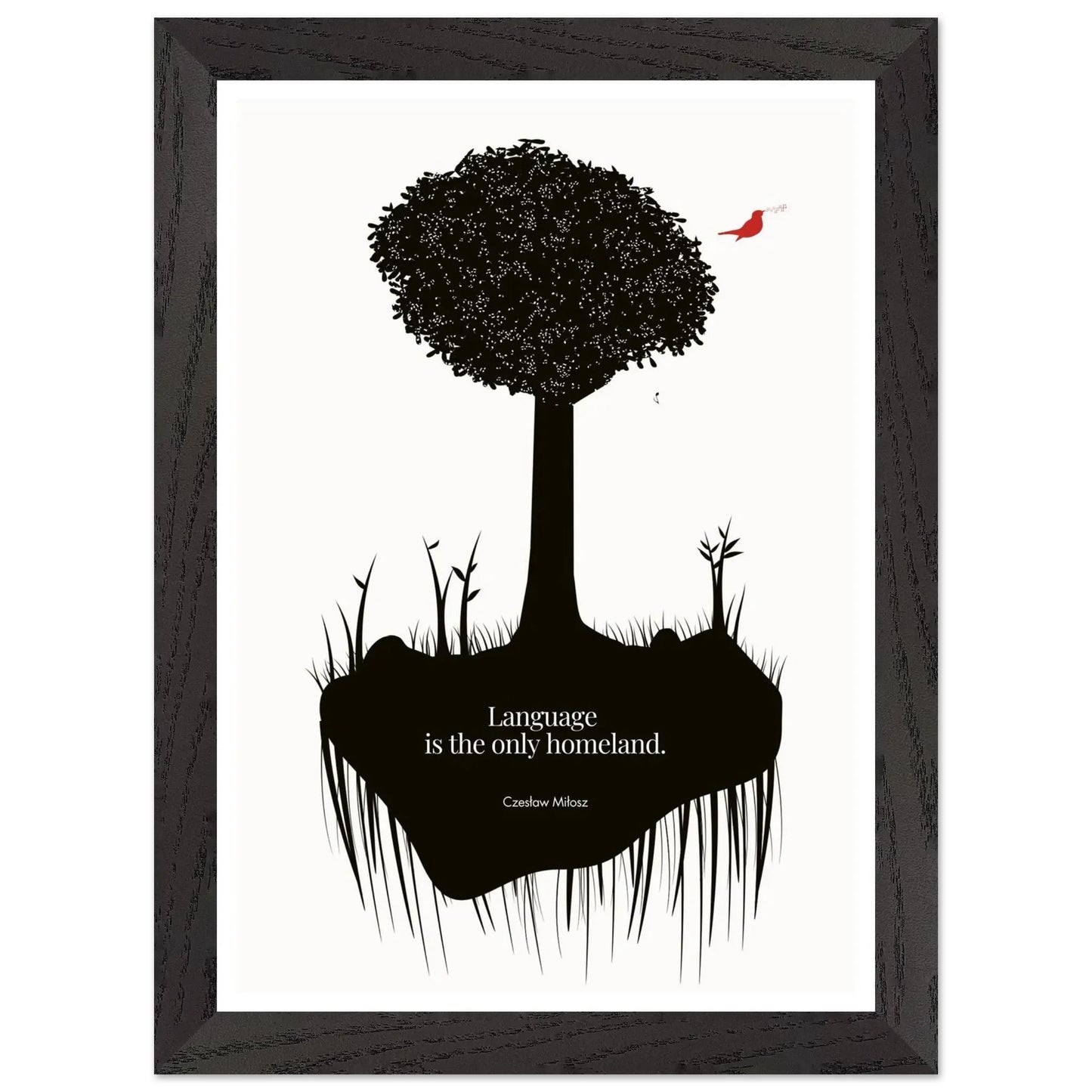 Czes?aw Mi?osz quote | Modern Wall Art-INK & FRAME STUDIO