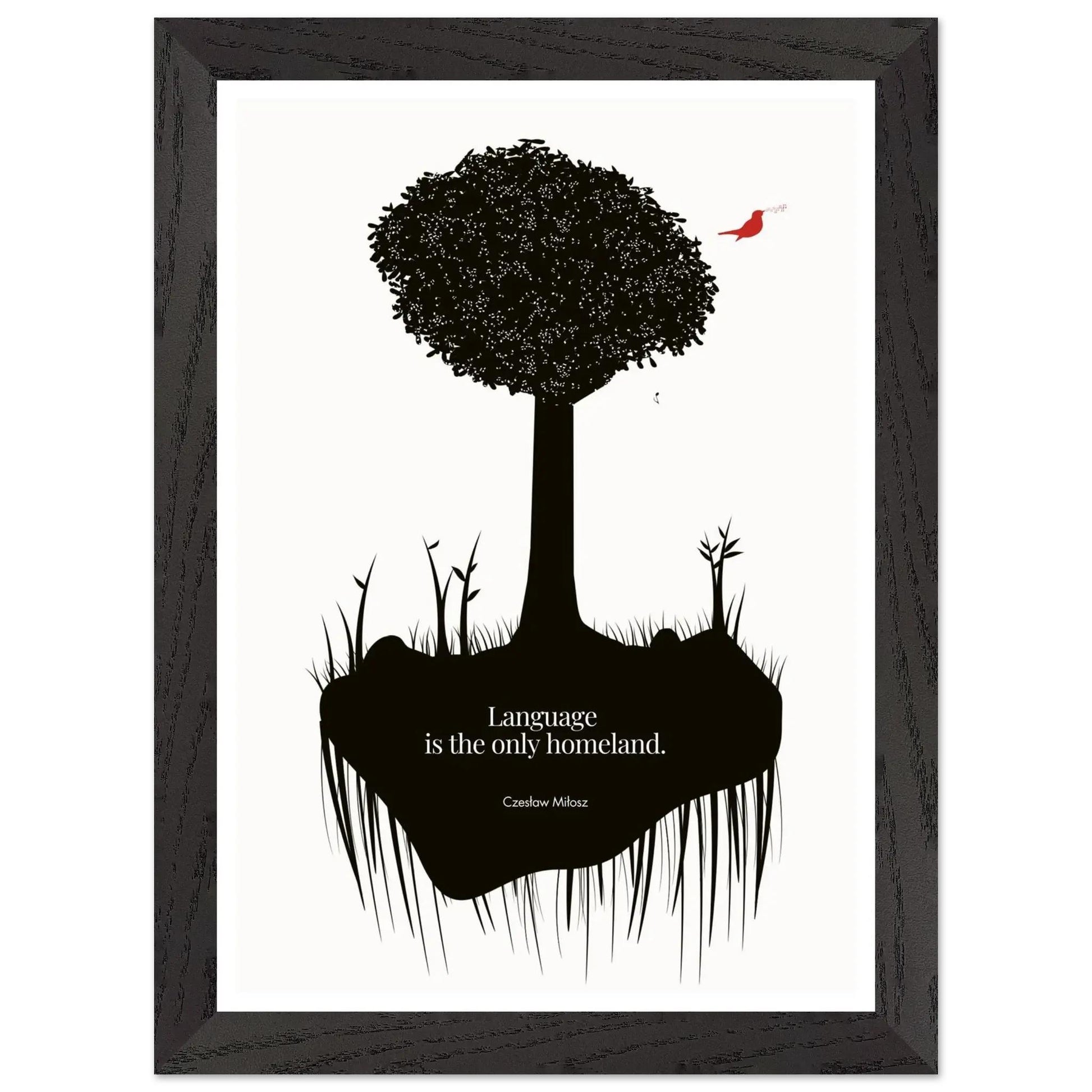 Czes?aw Mi?osz quote | Modern Wall Art-INK & FRAME STUDIO