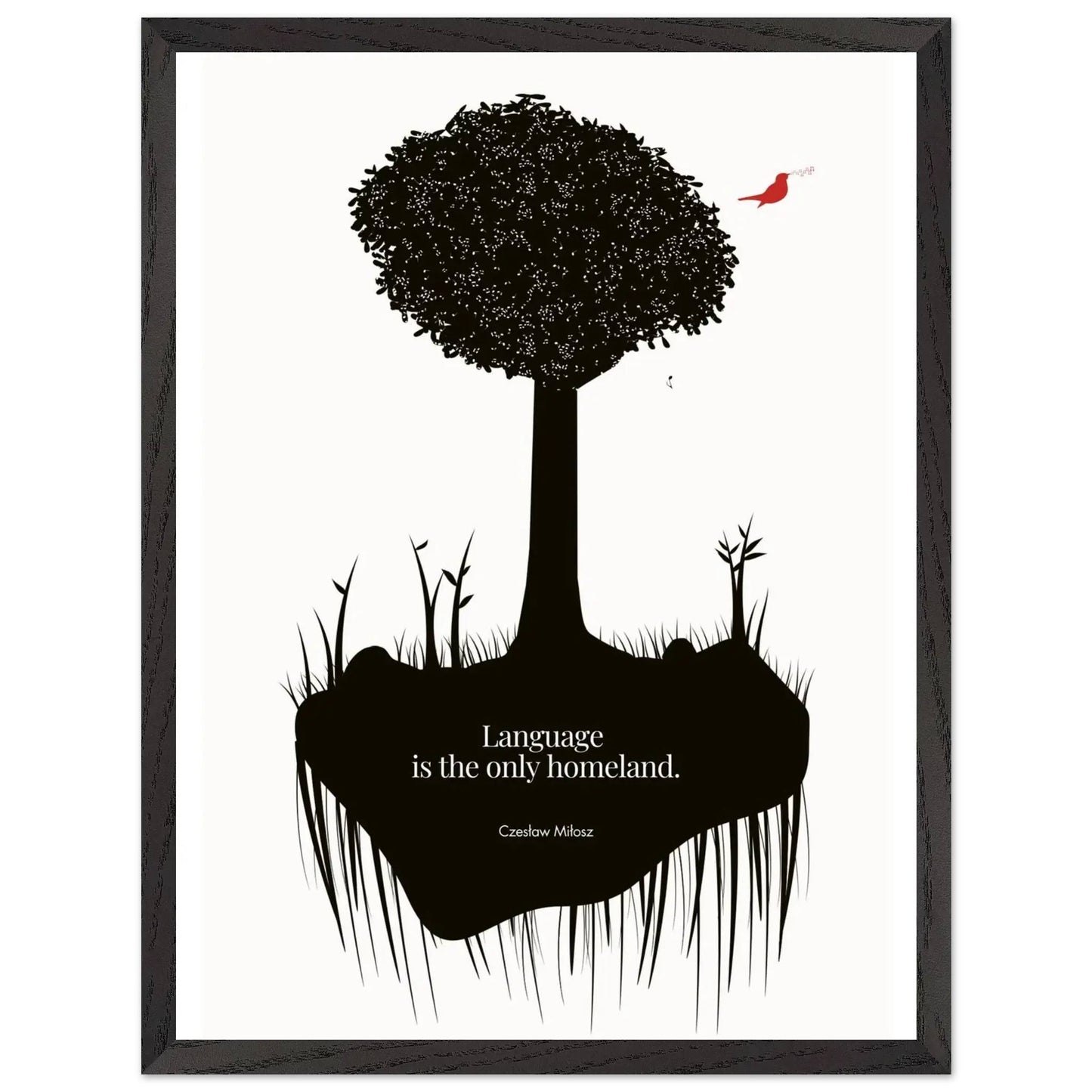 Czes?aw Mi?osz quote | Modern Wall Art-INK & FRAME STUDIO