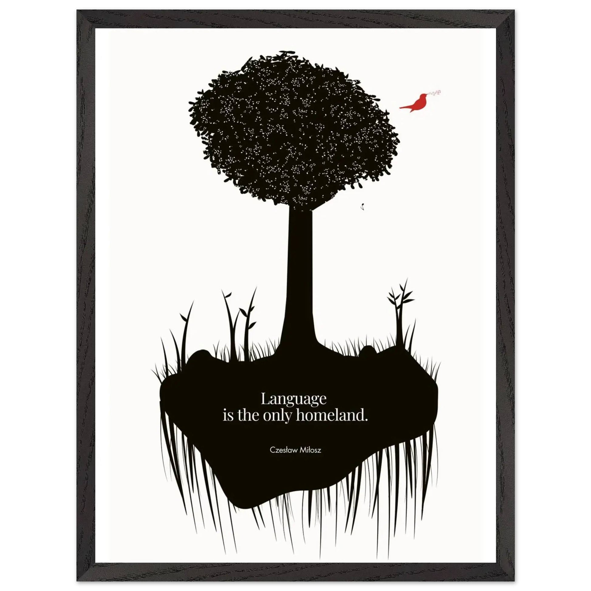 Czes?aw Mi?osz quote | Modern Wall Art-INK & FRAME STUDIO