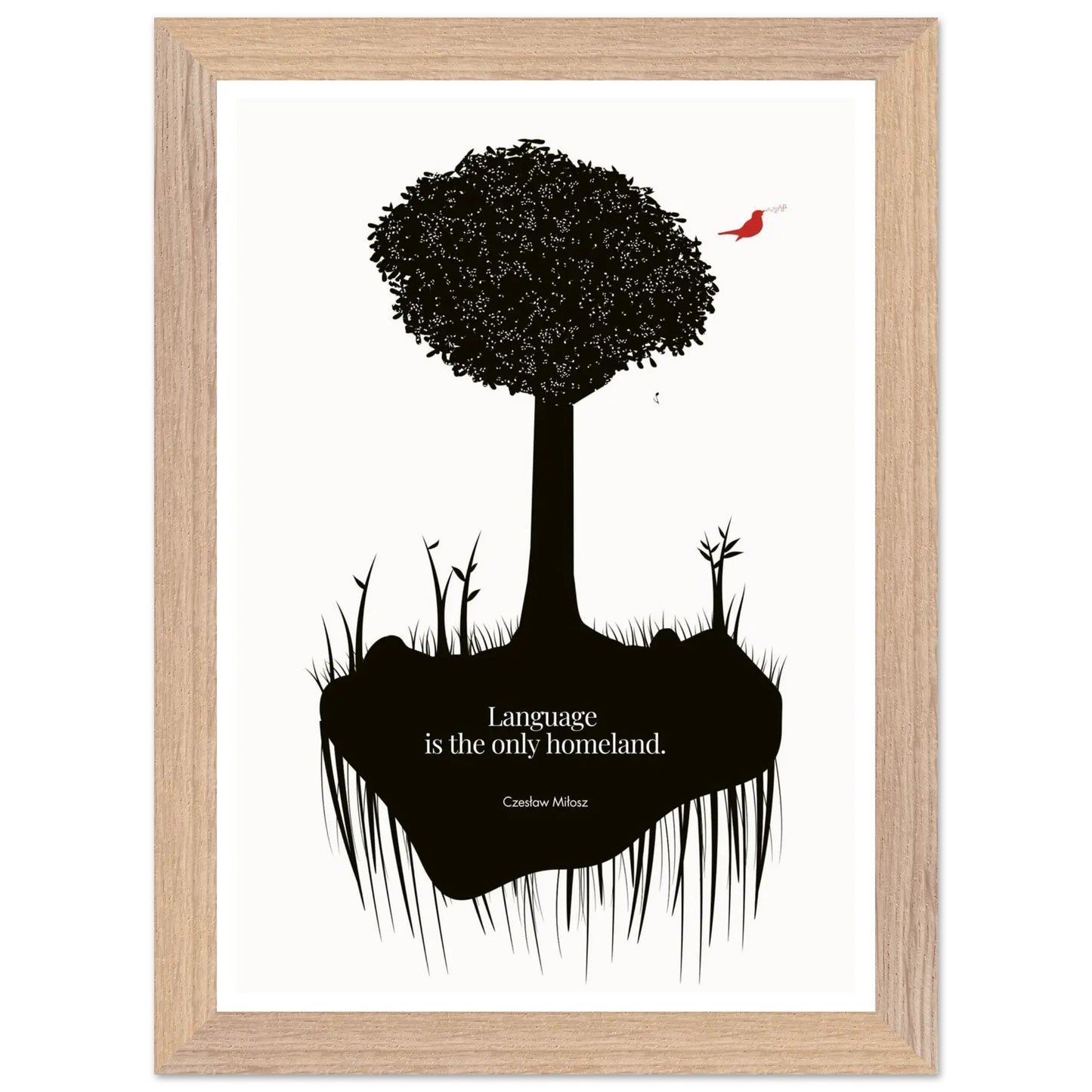 Czes?aw Mi?osz quote | Modern Wall Art-INK & FRAME STUDIO