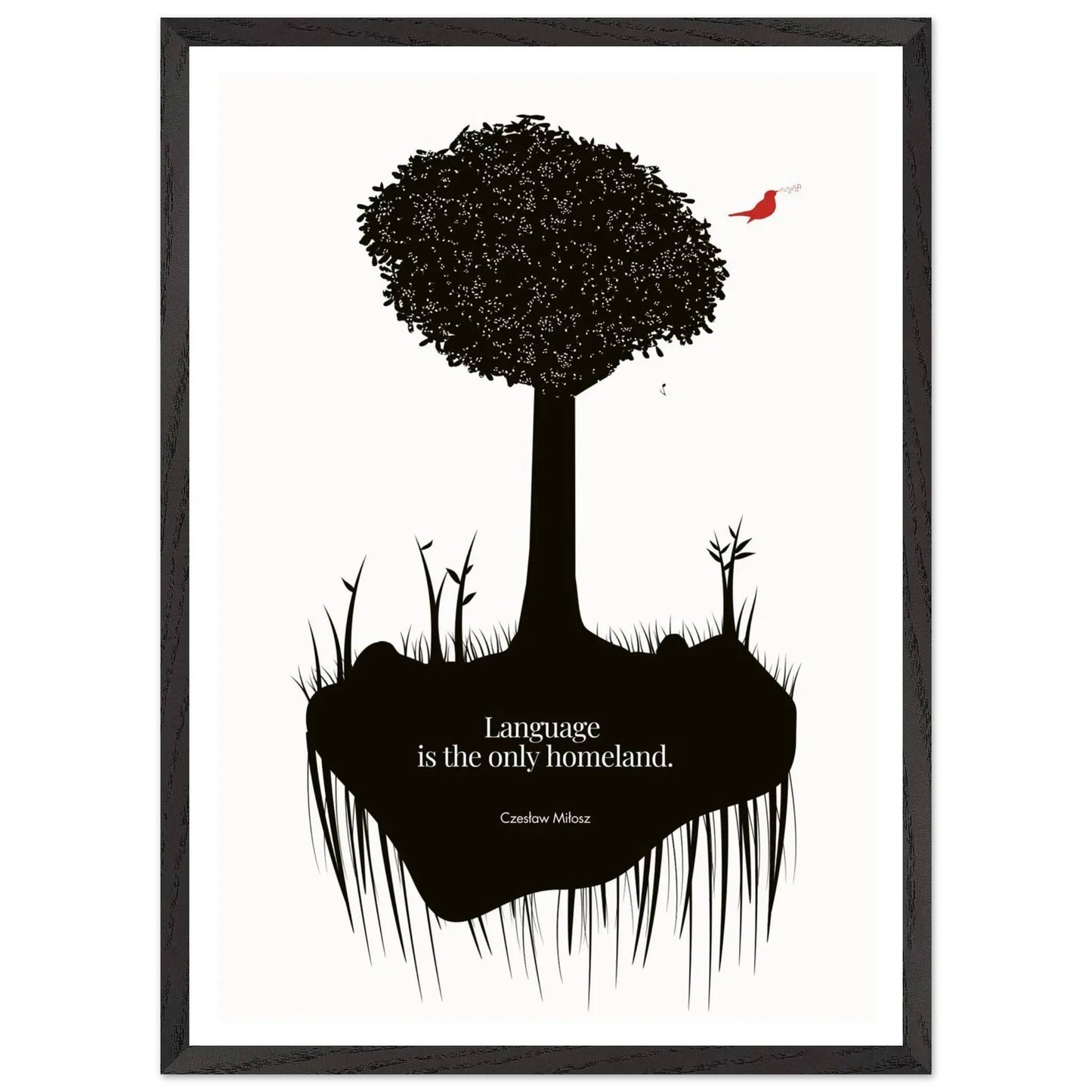 Czes?aw Mi?osz quote | Modern Wall Art-INK & FRAME STUDIO