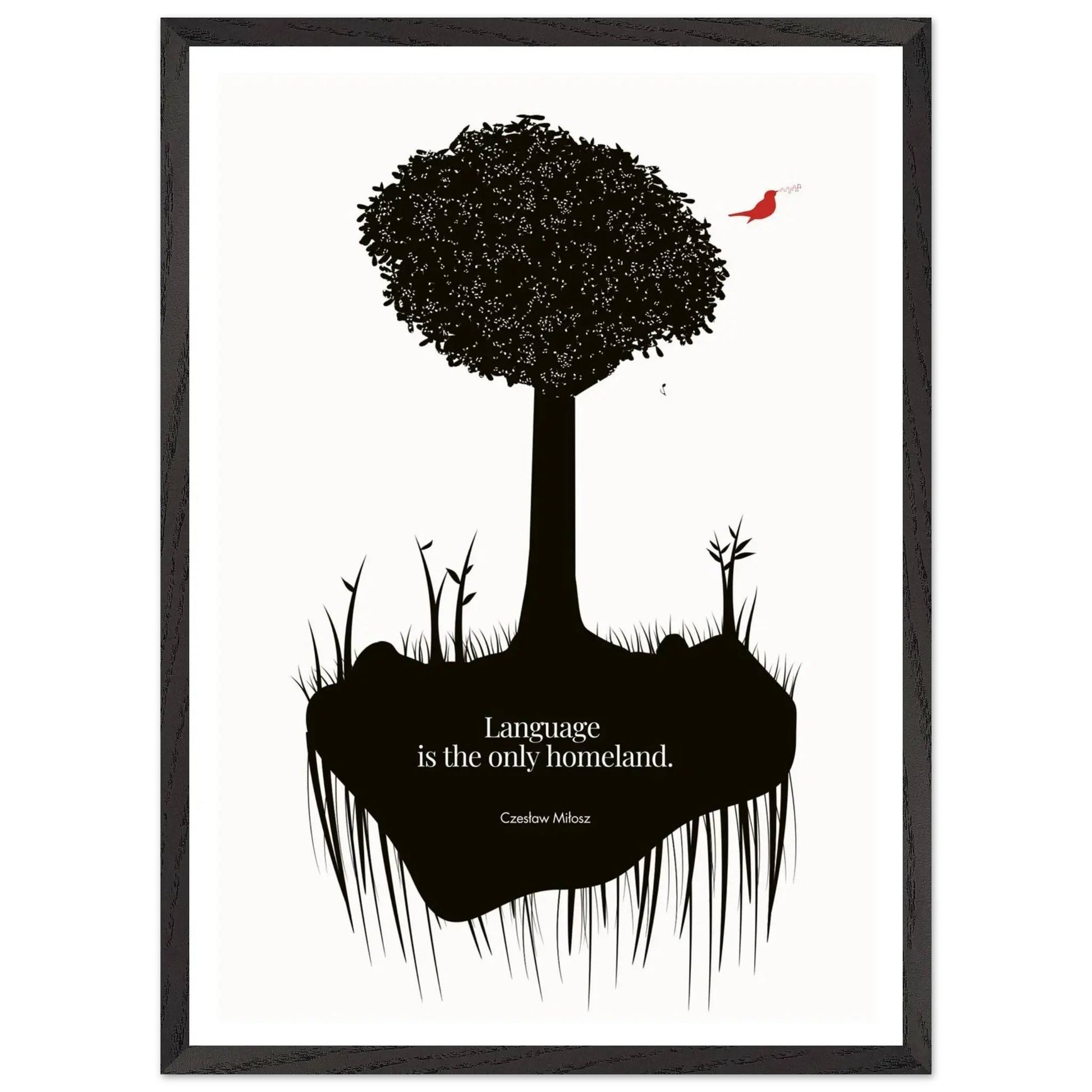 Czes?aw Mi?osz quote | Modern Wall Art-INK & FRAME STUDIO